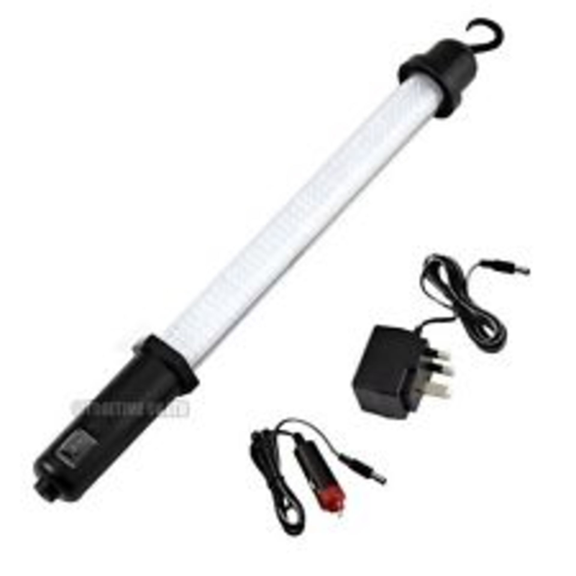 V Brand New Work Zone 60 LED Cordless Workshop Lamp-12v In Car Charger-Mains Adapter RRP £39.80