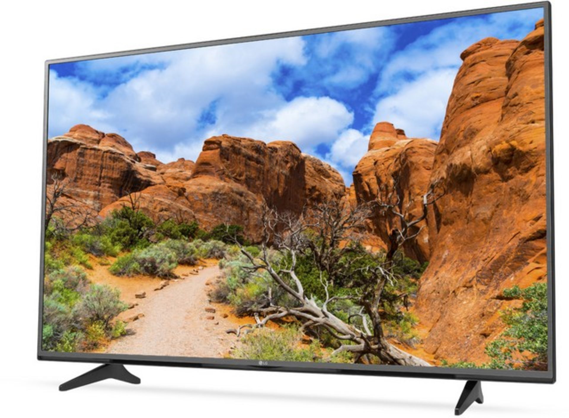 V Grade A LG 65" 4K Ultra HD Smart TV With WebOS 2.0 - Metallic Design - 4K Upscaler - Ultra Slim