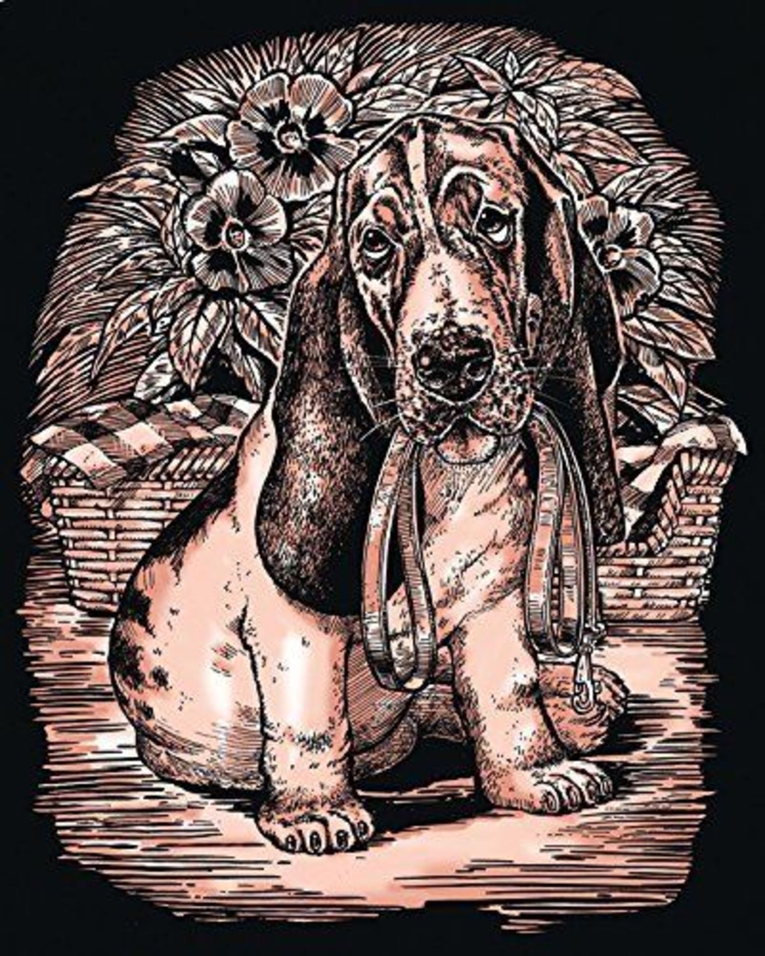 V Brand New A Lot Of Four Copper Art Foils - Two Basset Hounds-One Gorilla & One Elephant ISP £22.46 - Image 2 of 3