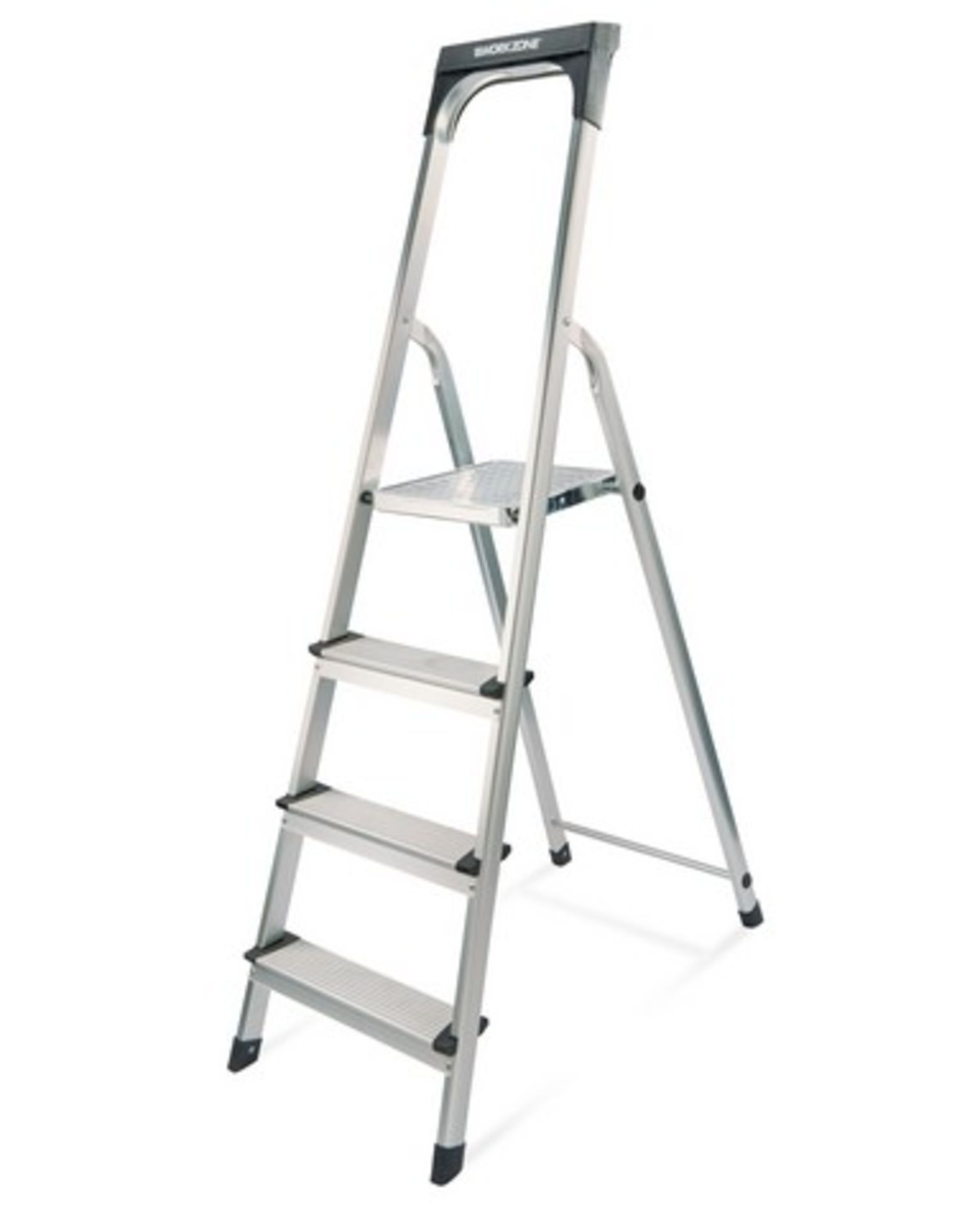 V Brand New Work Zone Four Step Aluminium Stepladder (Pick up only will ship at buyers risk) (