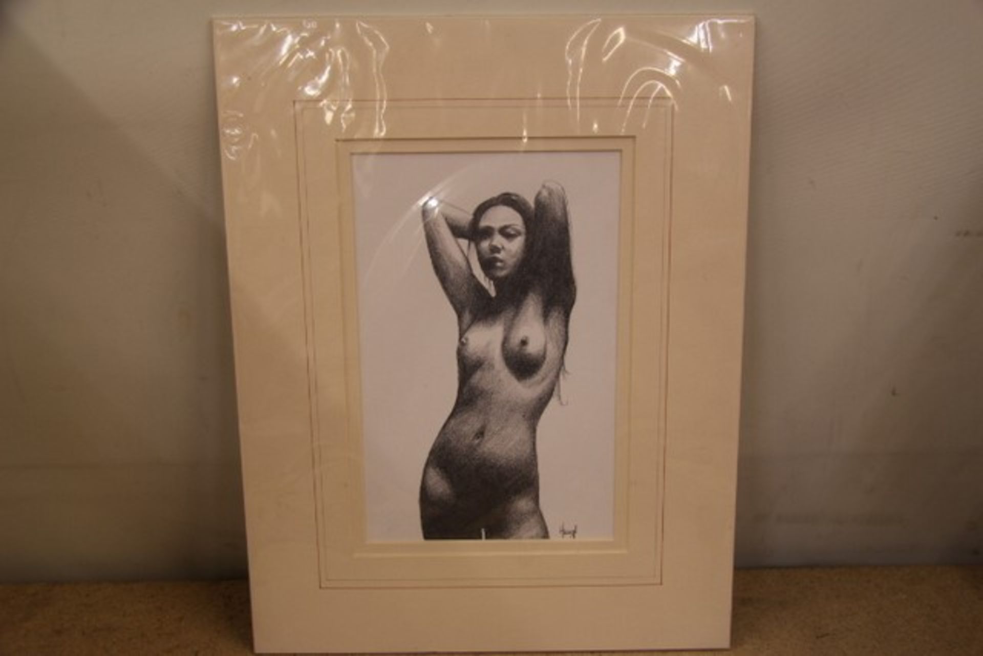 Grade U 13cm X 17cm Two Pencil Drawings Signed Hellen-Nude Ladies - Image 2 of 2