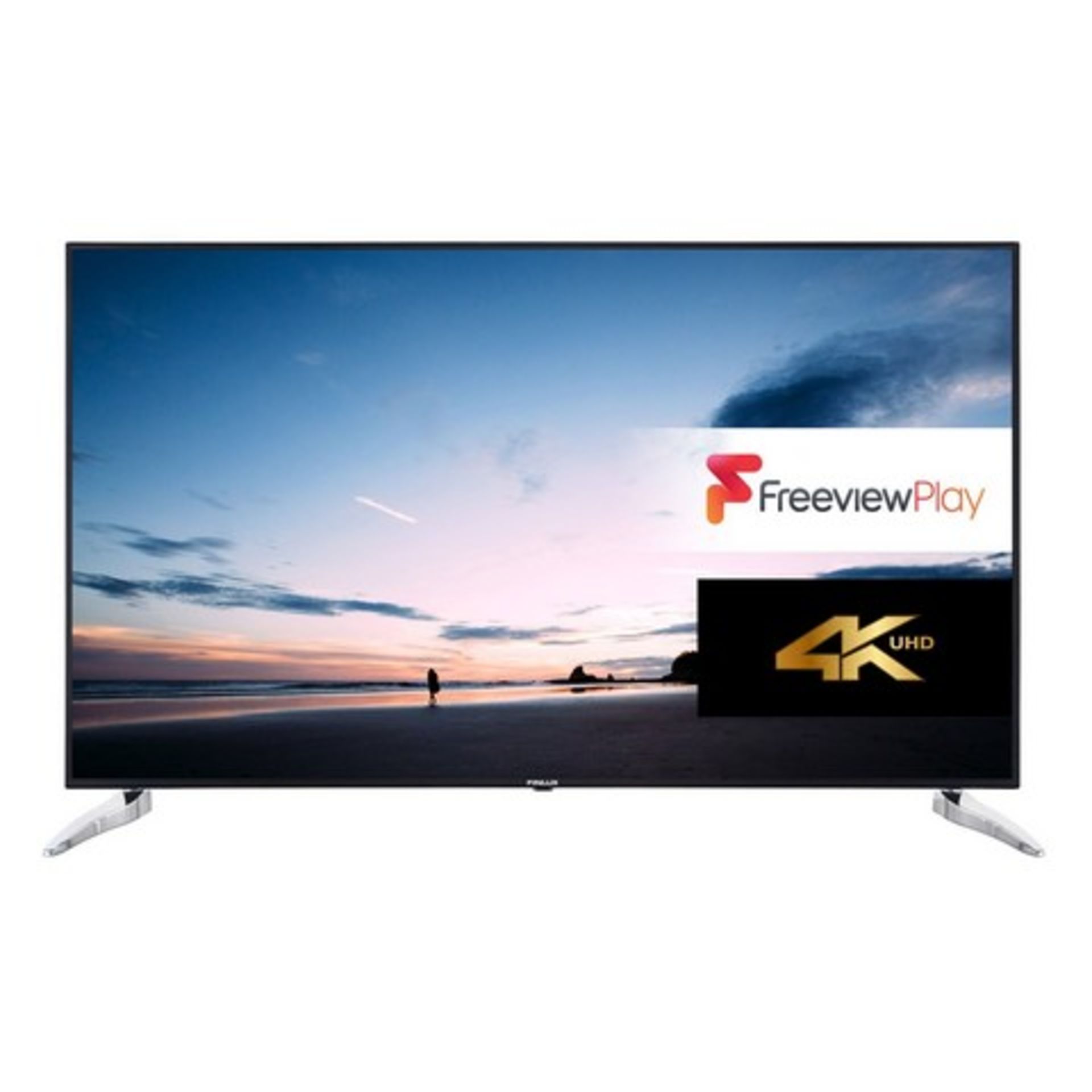 V Brand New 65" Finlux 4K Ultra HD Smart TV With Freeview Play And Built In WiFi - Youtube 4K -