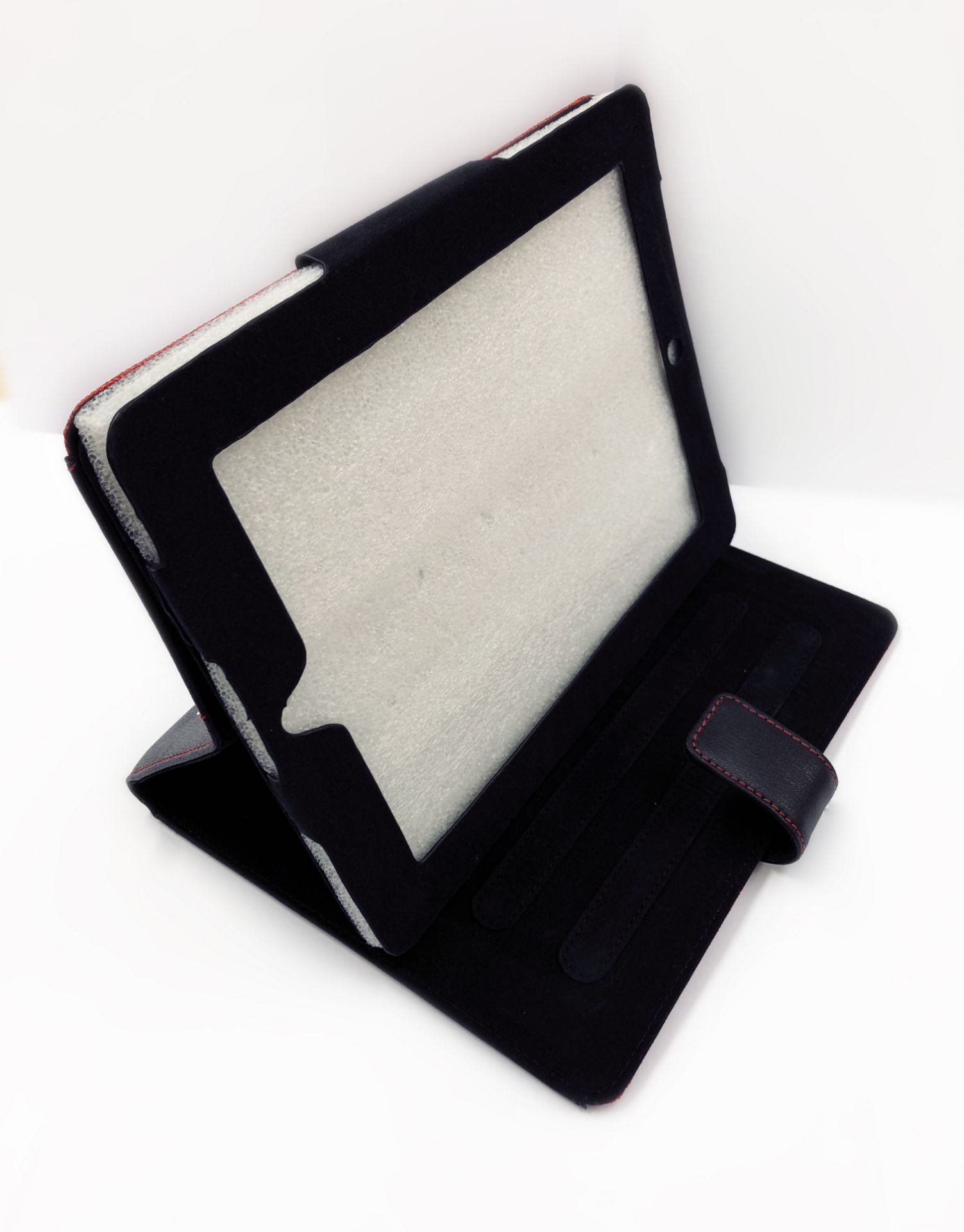 V Brand New Samsonite Black Leather & Red Canvas Ipad Mini Case - Image 2 of 3