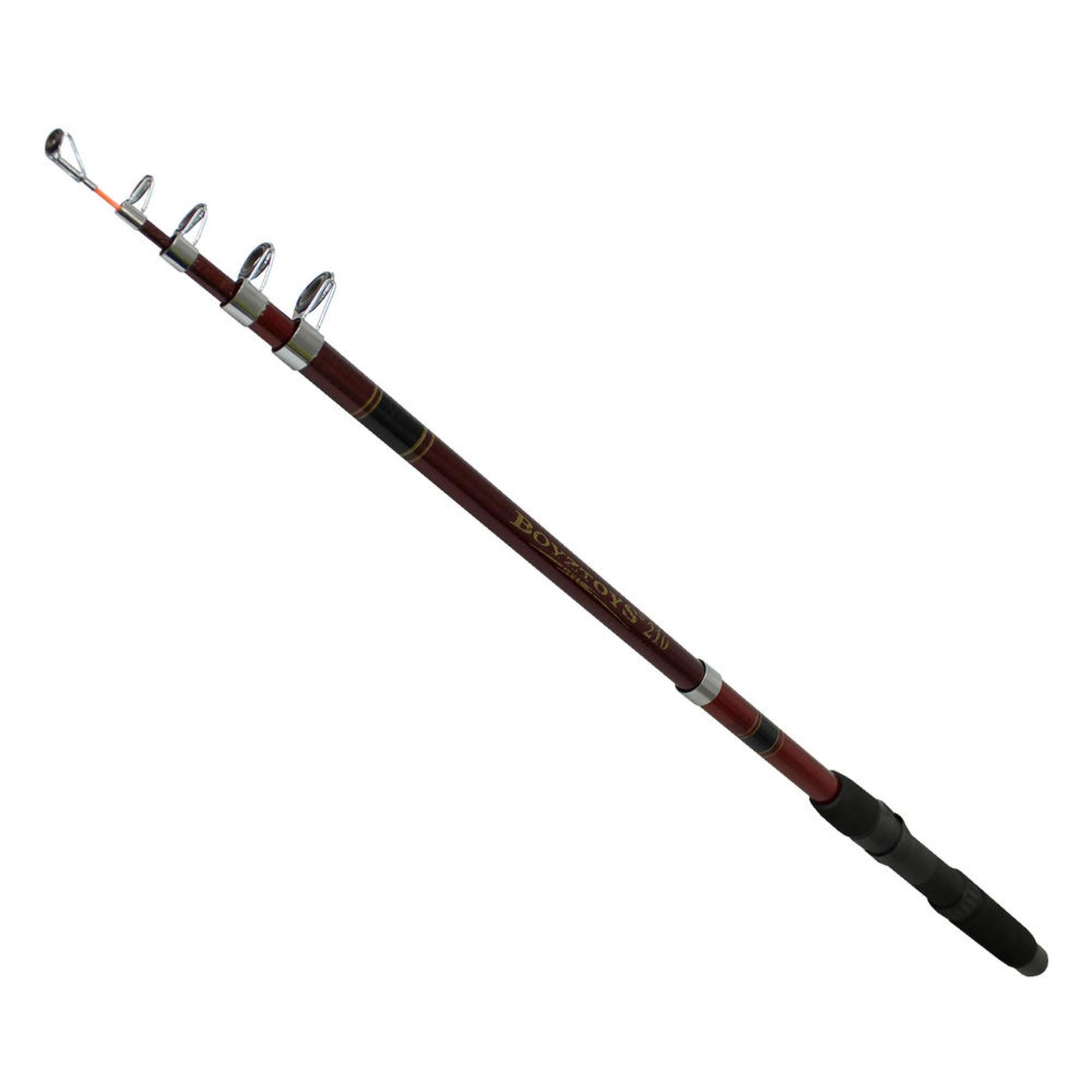 V Brand New 2m Telescopic Fishing Rod-Soft Grip Handle
