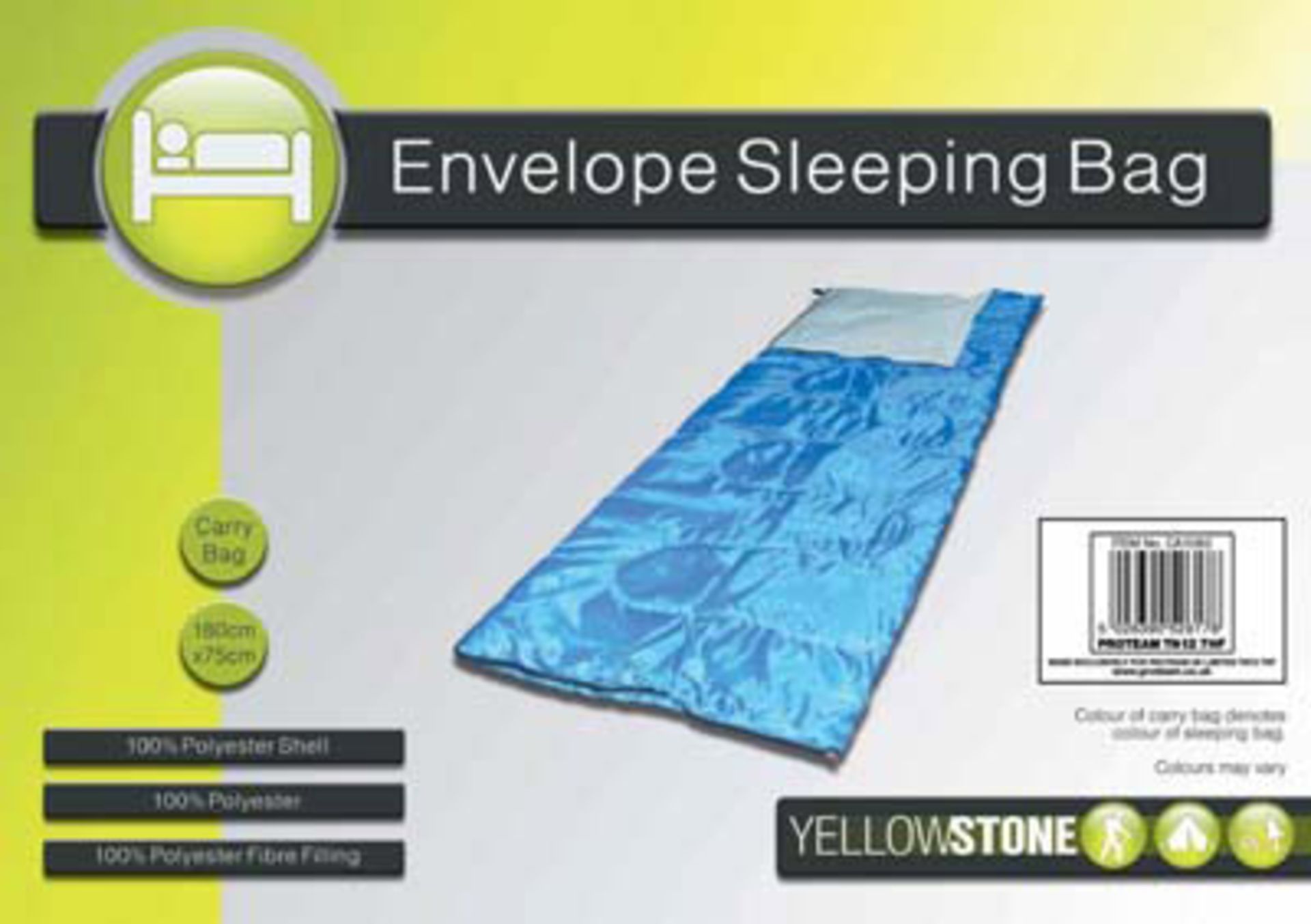 V Brand New Envelope Sleeping Bag 180 x 75cm