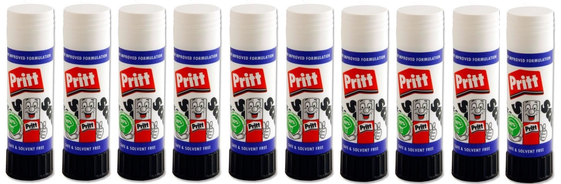 V Grade A A Lot of 10 Pritt Stick £27.90 (Viking)