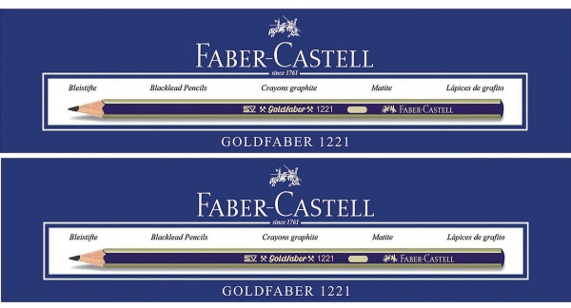 V Grade A 2 Boxes Of 12 Faber-Castell Goldfaber 1221 Pencils Amazon Price £32.04