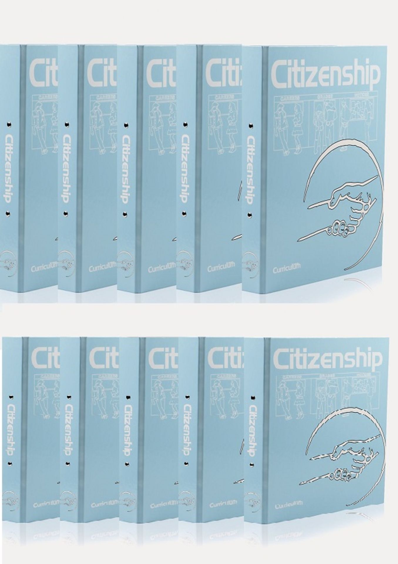 V Grade A A Lot Of Sixty Eastlight iXL A4 Selecta Ring Binders Citizenship ISP £42 (Hope Education)