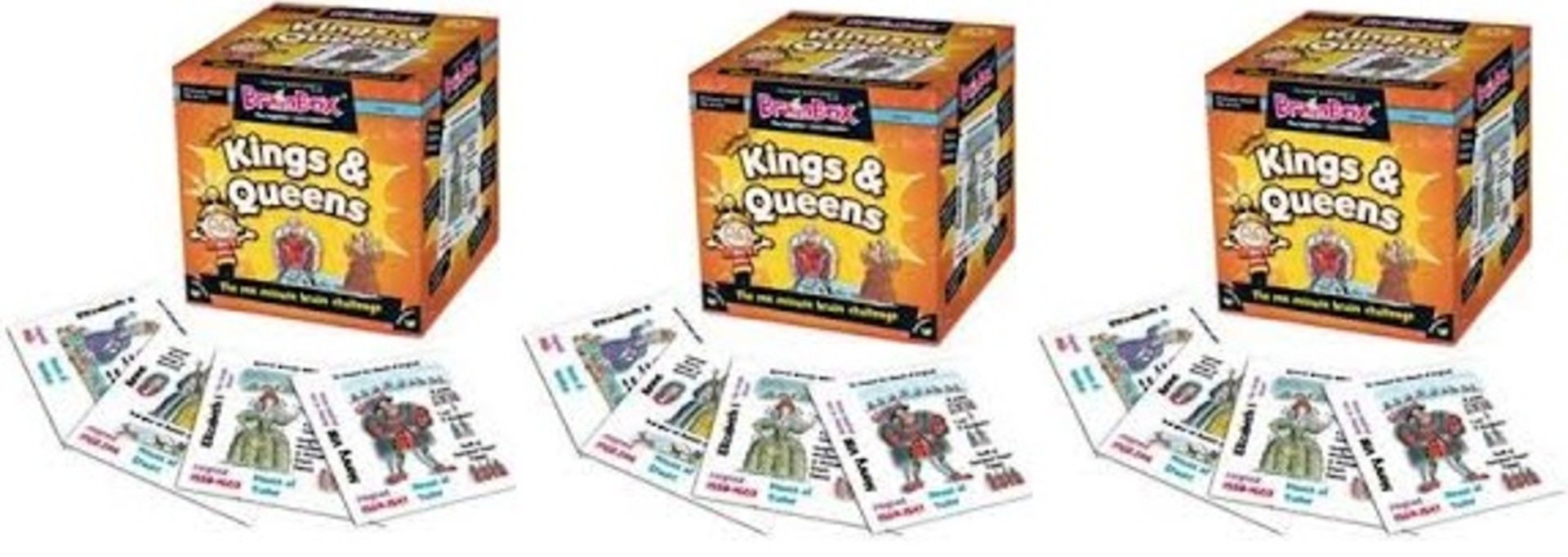 V Grade A A Lot Of Three Brain Box Kings & Queens-10 Minute Brain Challenge ISP £32.97 (Argos) - Image 2 of 2