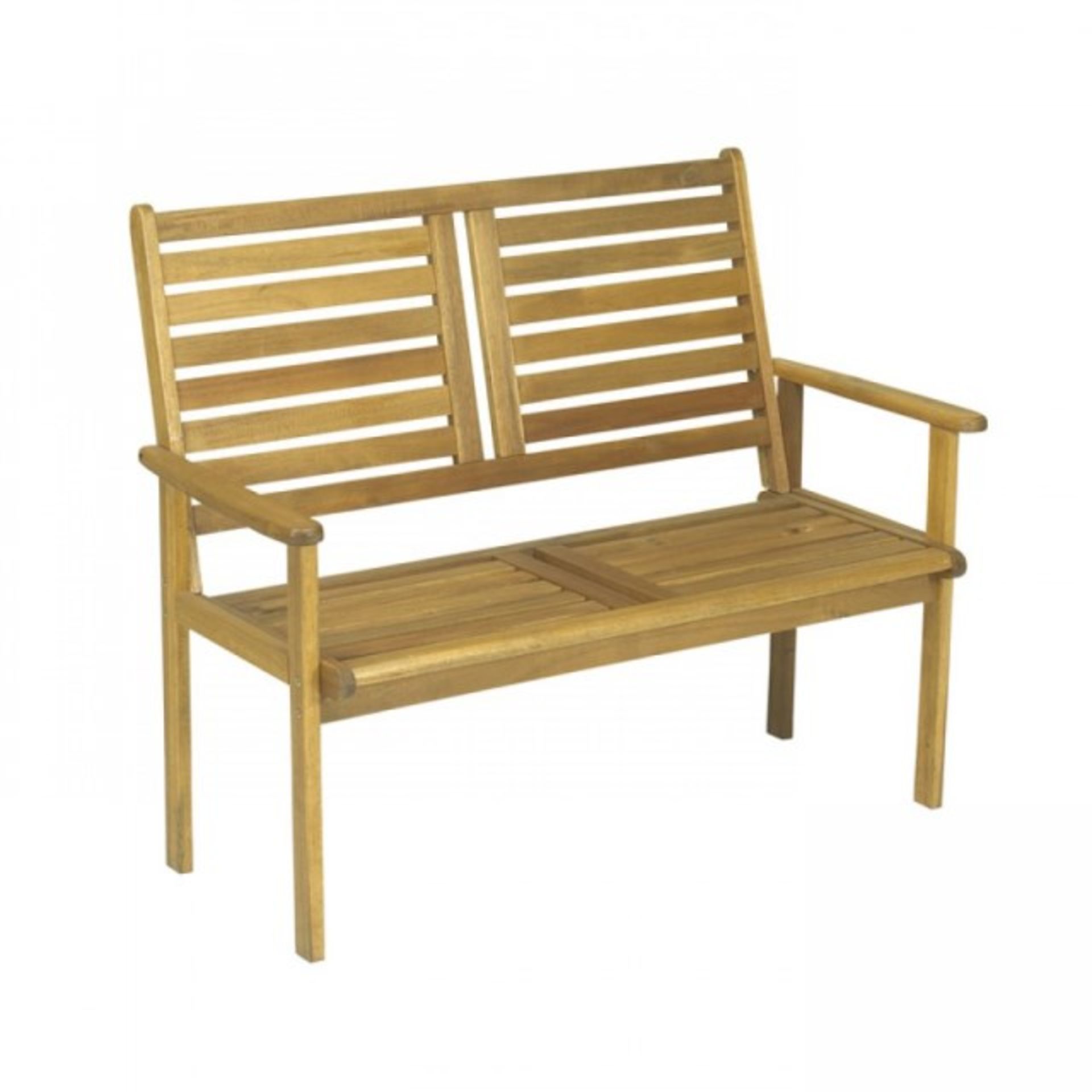 V Brand New Hardwood Two Seater Bench - Image 2 of 2
