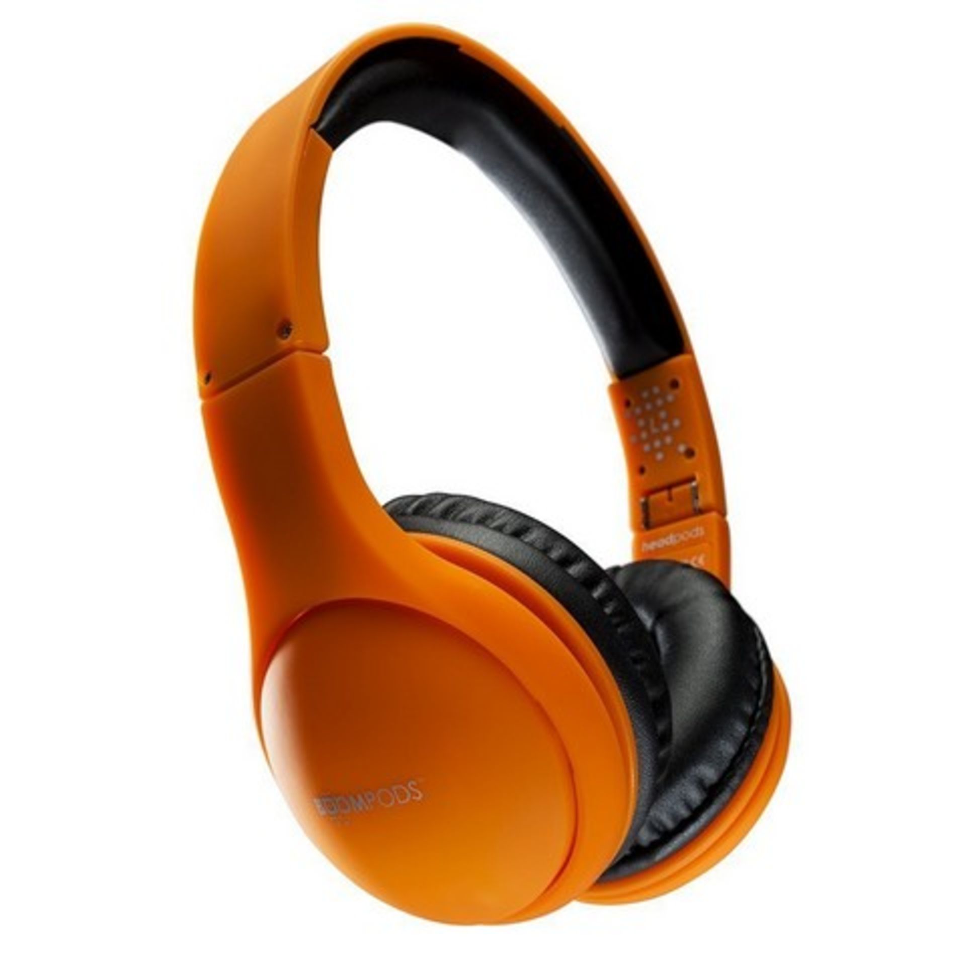 V Brand New Boompods Headpods Foldable Soft Touch Headphones Includes IPhone Remote With Mic And - Image 2 of 2