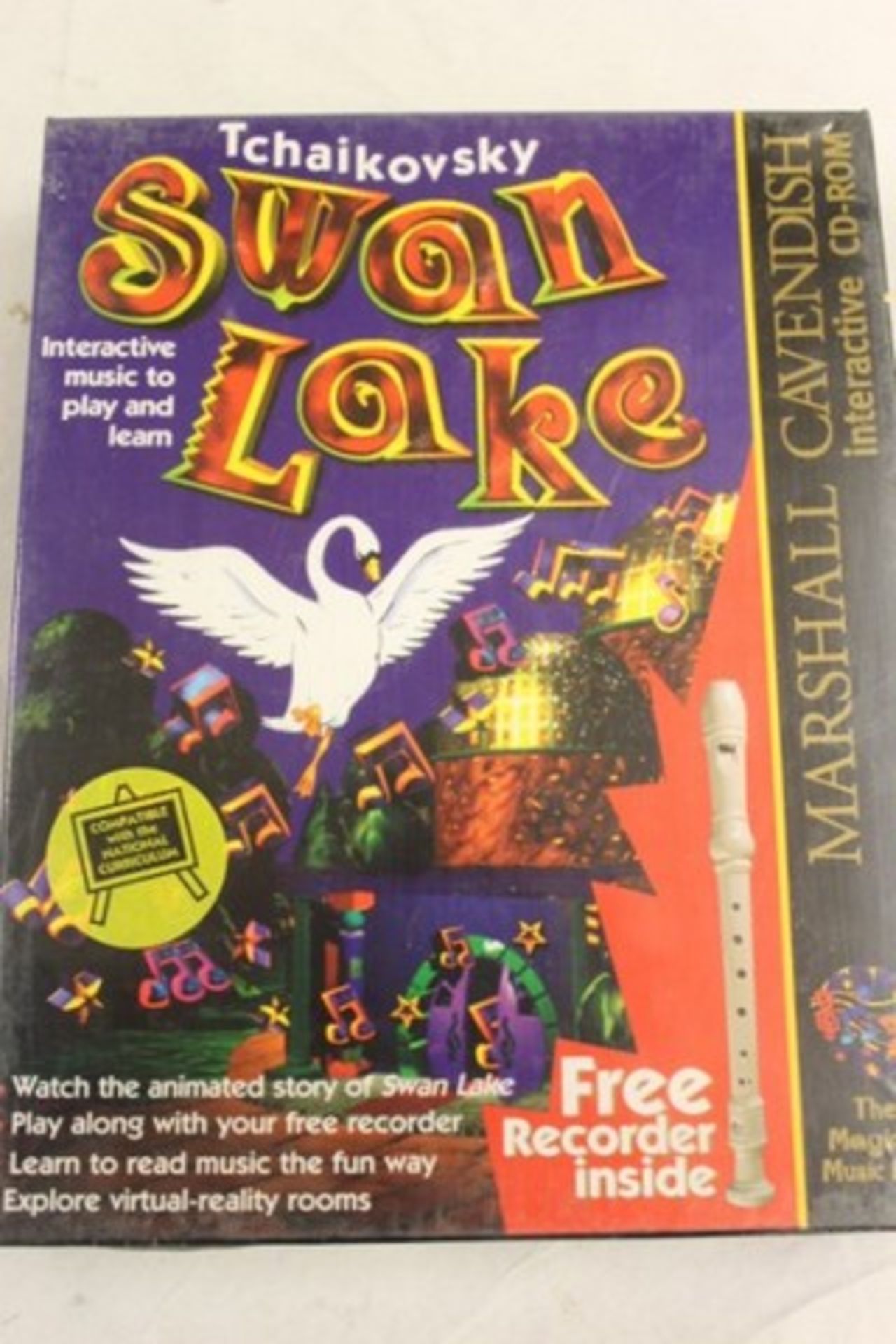 V Grade A Marshal Cavendish Tchaikovsky Swan Lake Interactive Music Game With CD And Recorder - Image 2 of 4