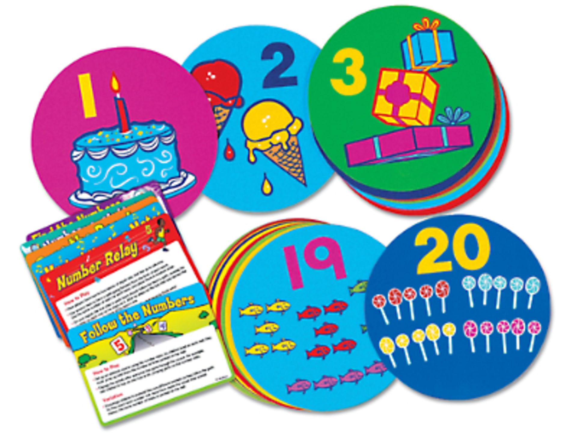 V Grade A Lakeshore Number Activity Mats-Build Number & Counting Skills With A Hop,Skip & A Jump