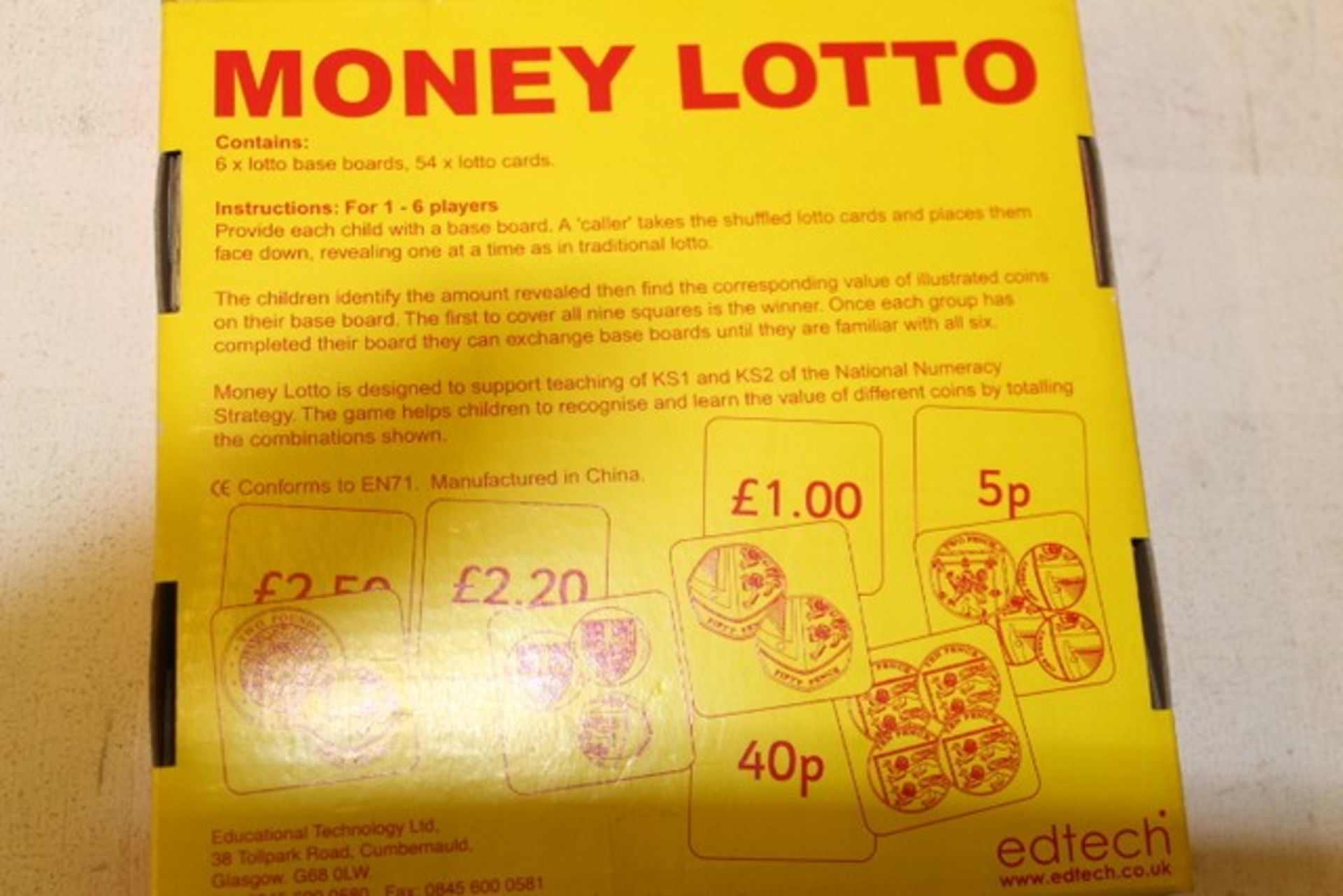 V Brand New Edtech Money Lotto Game To Teach Children Coin Values - Image 2 of 2