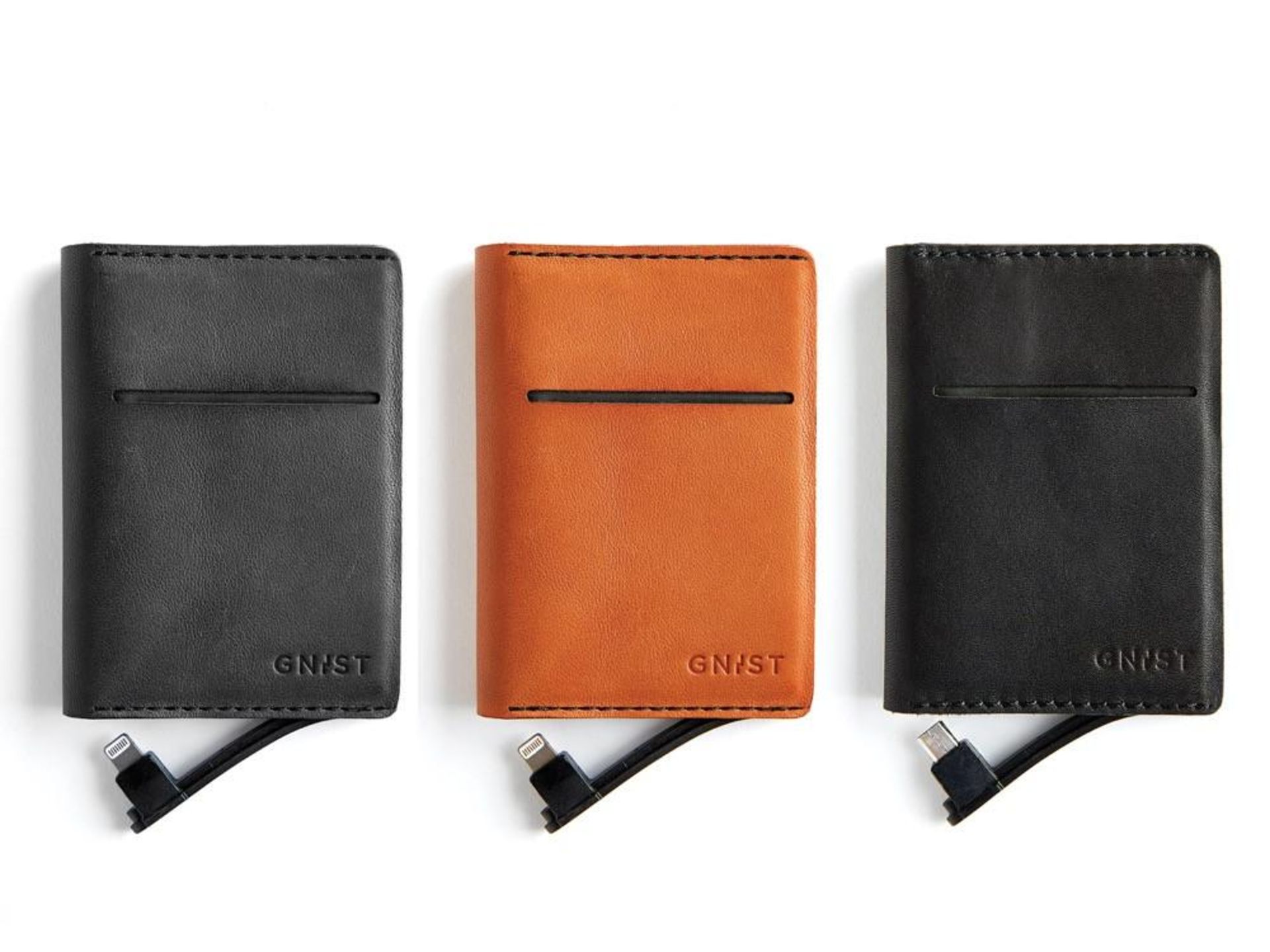 V Brand New Phone Charging Wallet - £59.00 (Unikia) - Genuine Aniline Leather - Holds 6 Cards & Cash