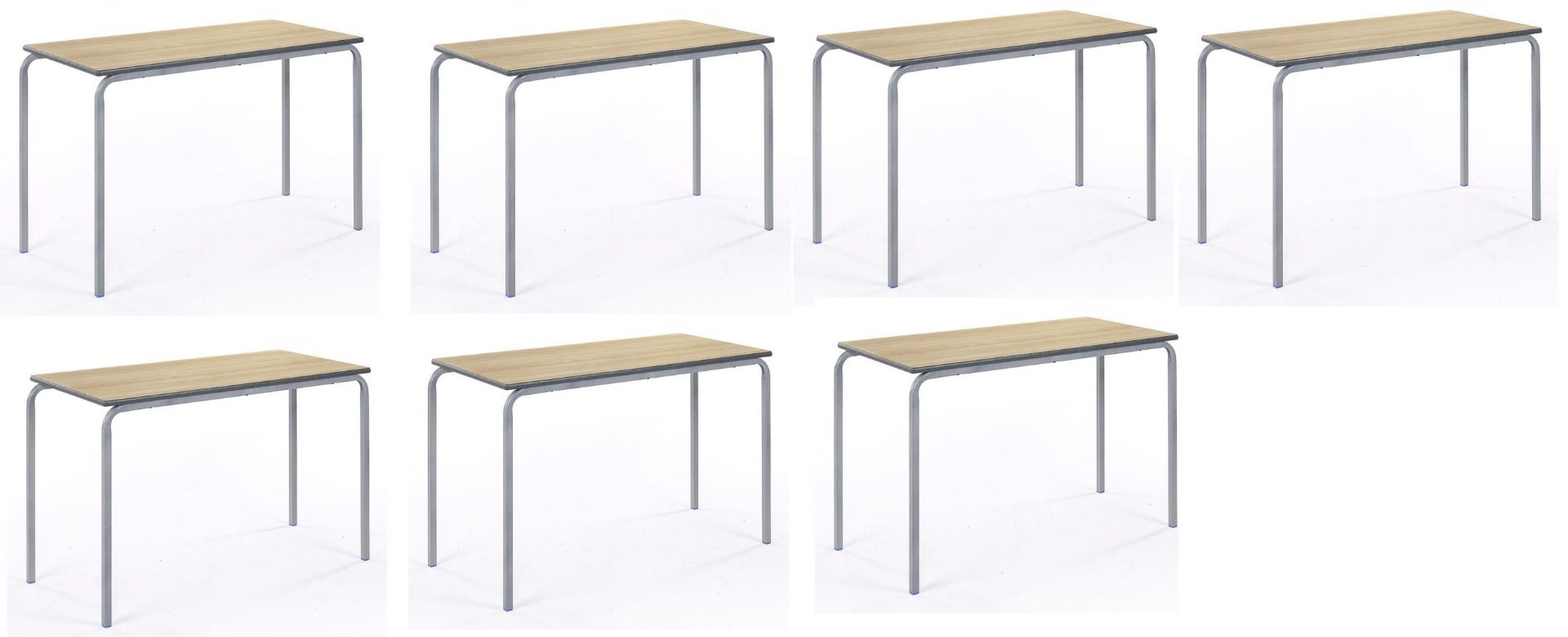 V Grade A A Lot Of Seven Stacking Tables ISP £381.60 (Elf) (Image May Vary Slightly From Item)