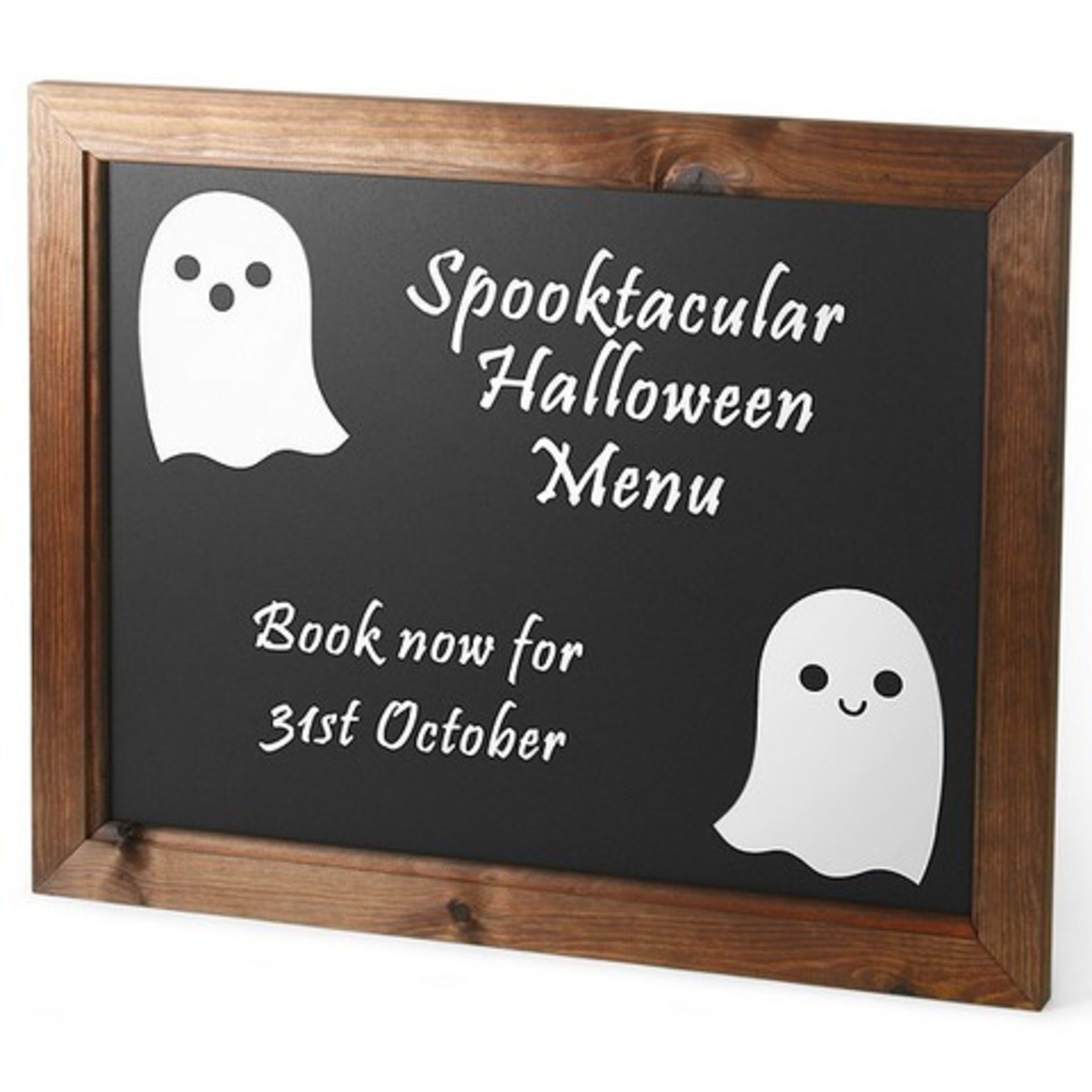 V Grade A Large Wooden Framed Chalkboard