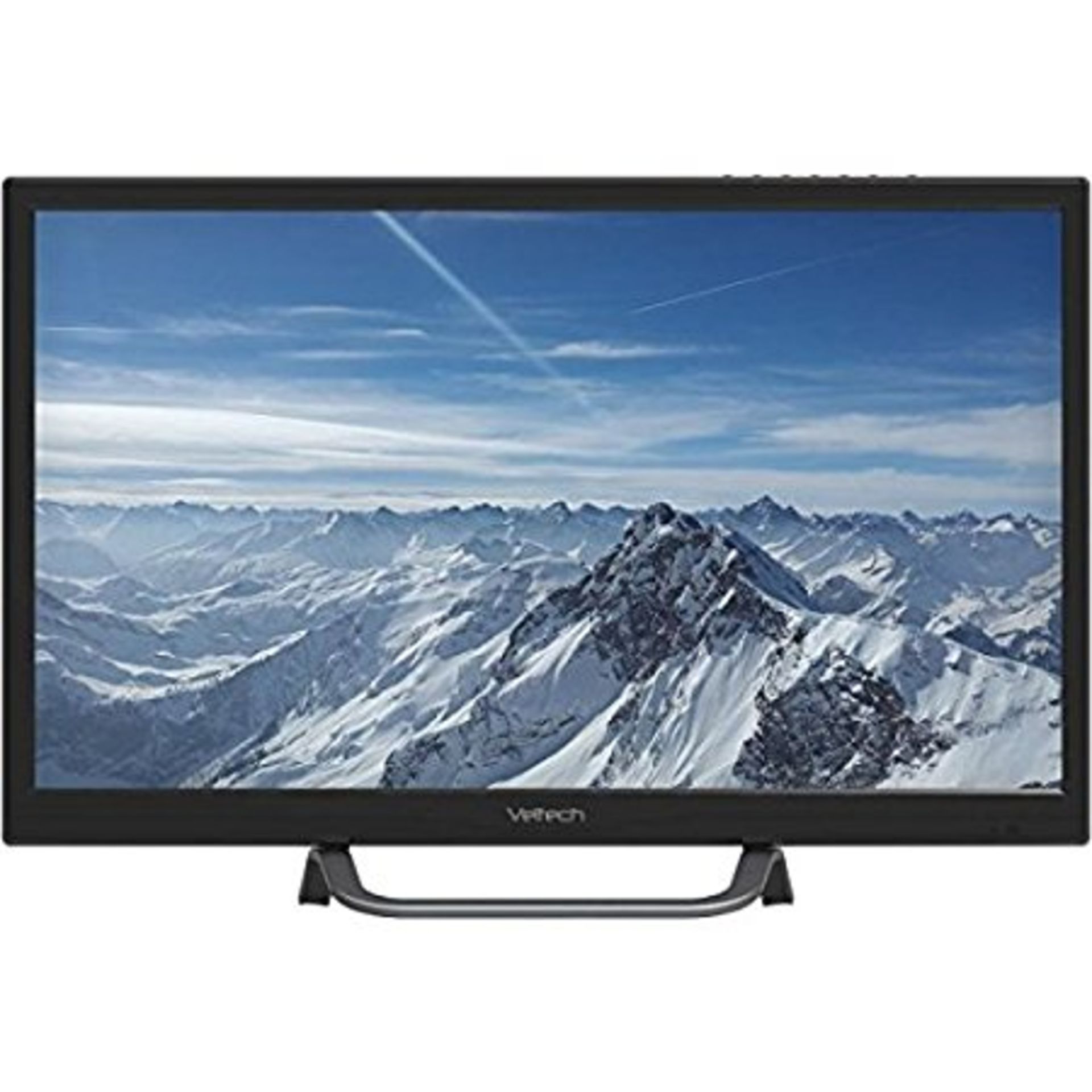 V Grade A 24" Widescreen LED TV - Freeview - HD Ready - HDMI - USB - TV-24VEL24GY15-B - Stand May