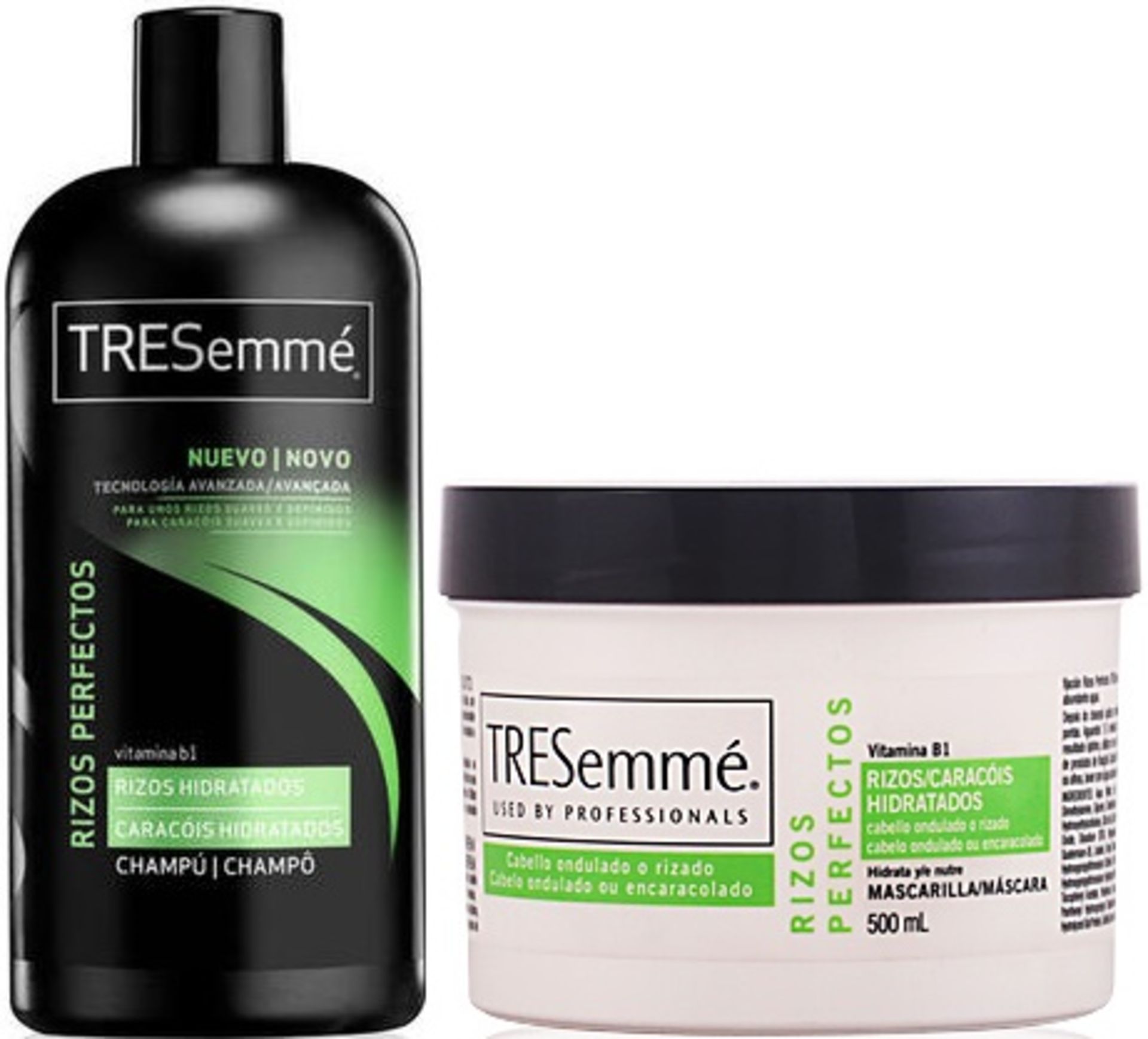 V Brand New TRESemme Perfect Curls Shampoo & 500ml Tub Perfect Curls Hair Mask