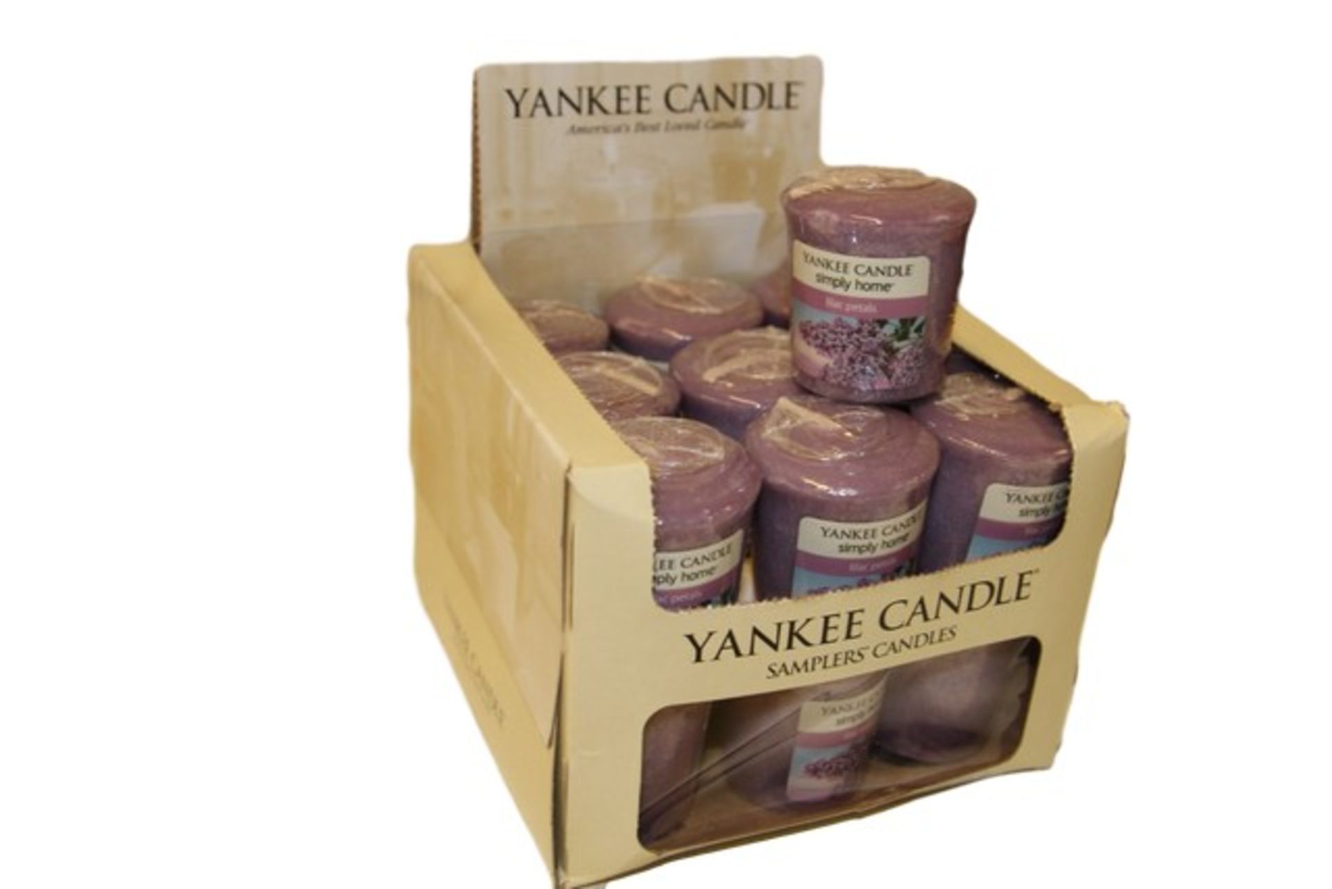 V Brand New 18 x Yankee Candle Votive Lilac Petals 49g