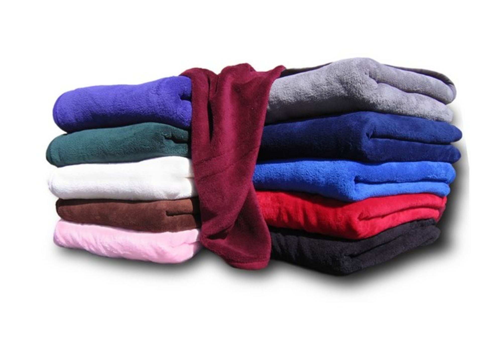 V Brand New Super Soft Coral Fleece Throw 150 cm x 200 cm Double size RRP £19.99 Assorted Colours