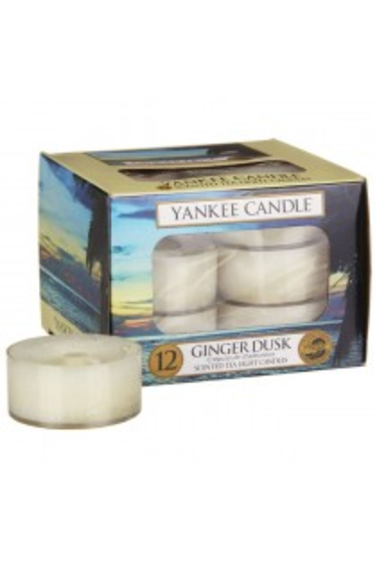 V Brand New 12 Yankee Candle Scented Tea Light Candles Ginger Dusk