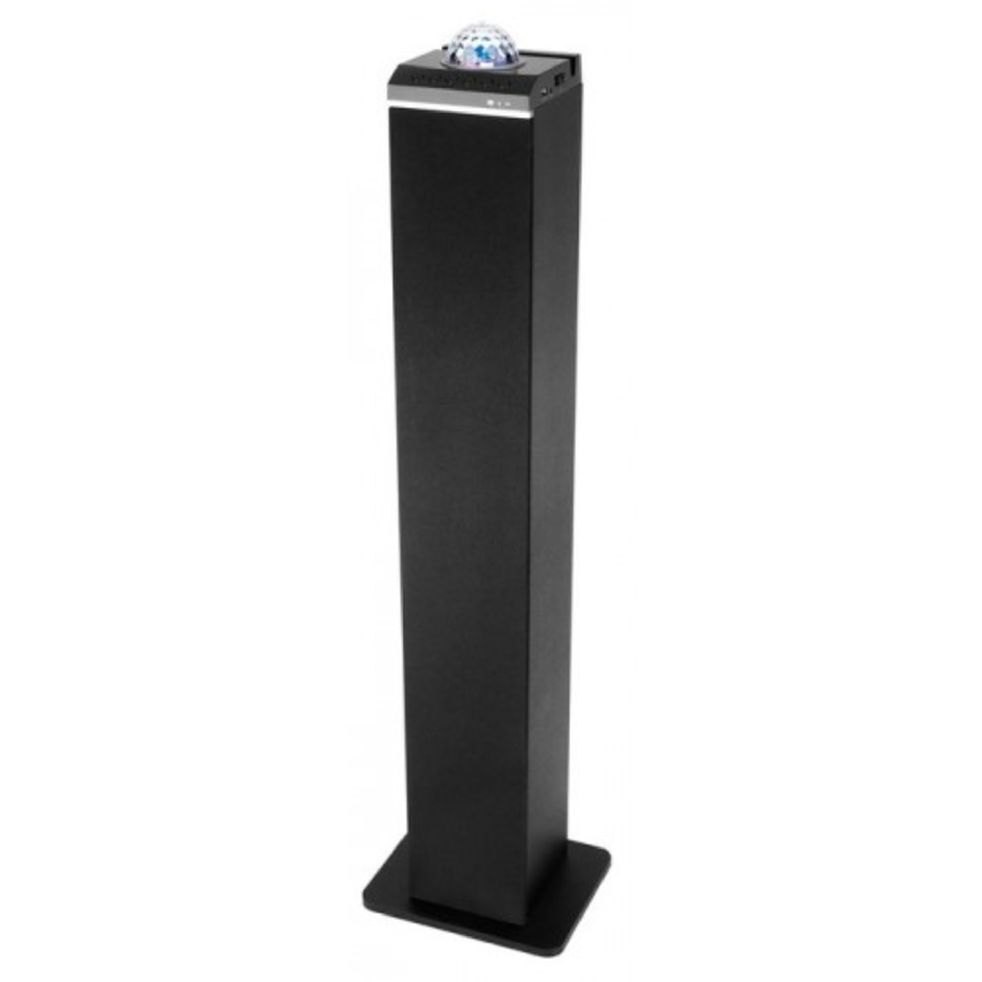 V Brand New Intempo Bluetooth Tower Speaker with Built In Disco Light - RRP £99.99 - 3.5mm Aux Input