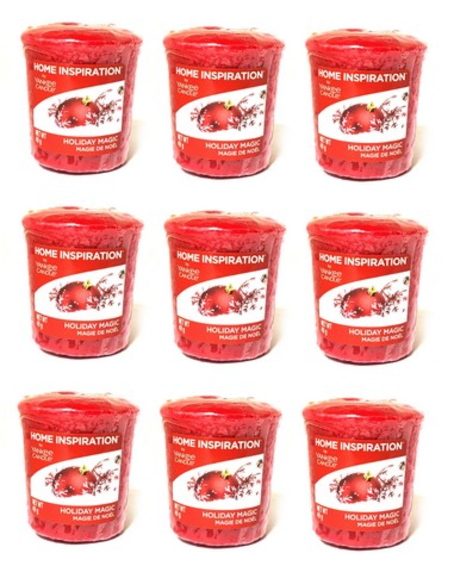 V Brand New 9 x Yankee Candle Votive Holiday Magic - Internet Price £21.15 (Thestore91)
