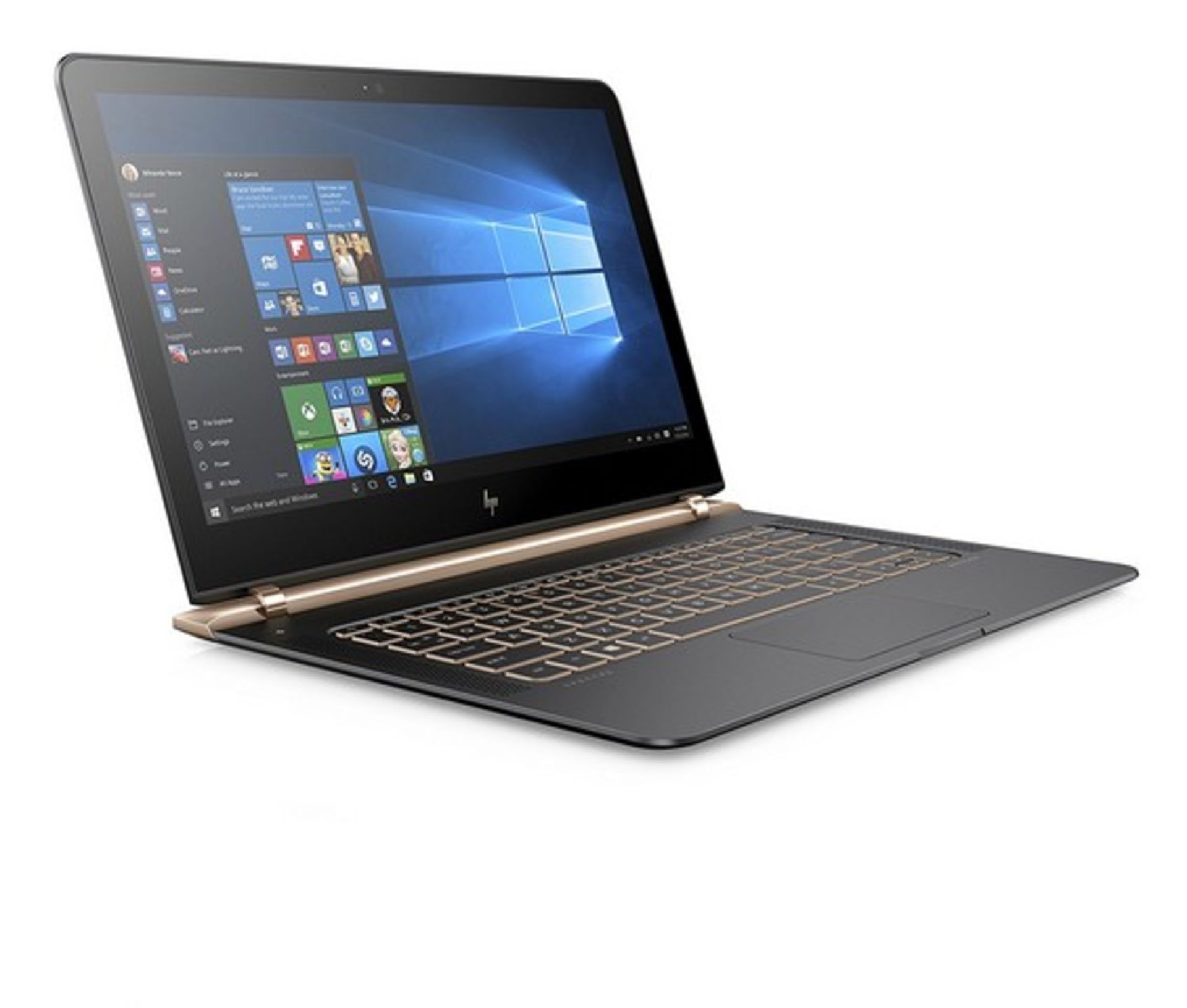 V Brand New HP Spectre 13-v105na 13.3" Full HD Laptop - Intel Core i7-7500U - 8GB RAM - 512GB