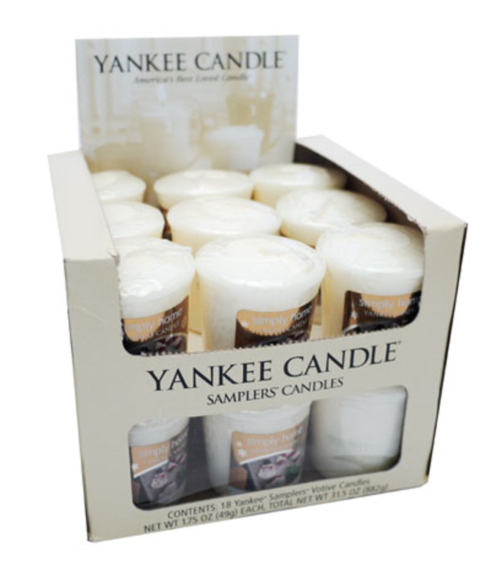 V Brand New 18 x Yankee Candle Votive Christmas Treats 49g Total RRP£107.82