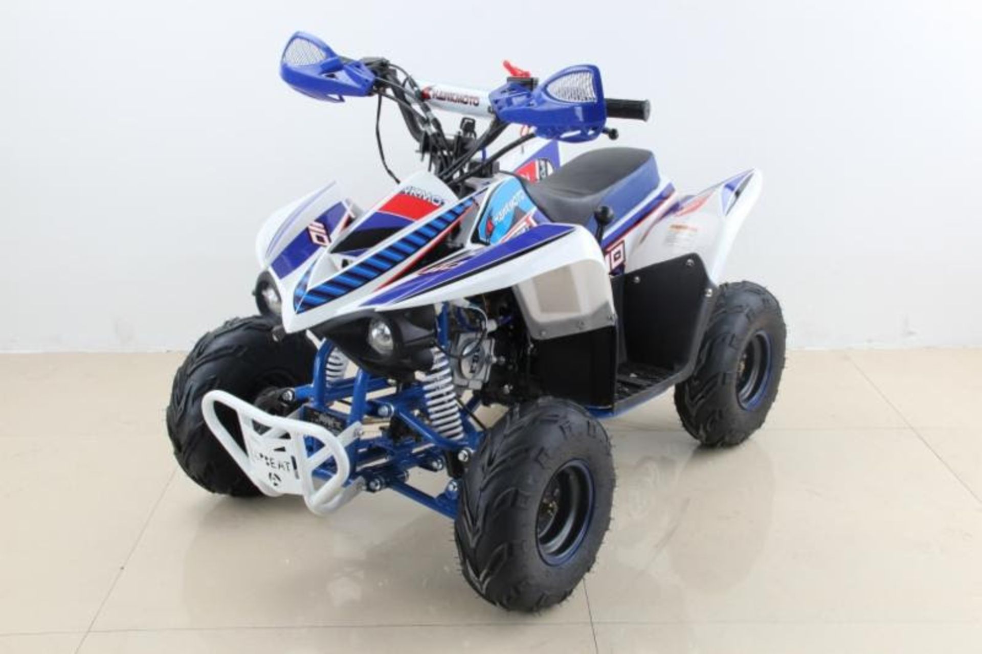 V Brand New 110CC Wasps Off Road Quad Bike 2018 Model - Colour May Vary (Blue - Orange - Green)