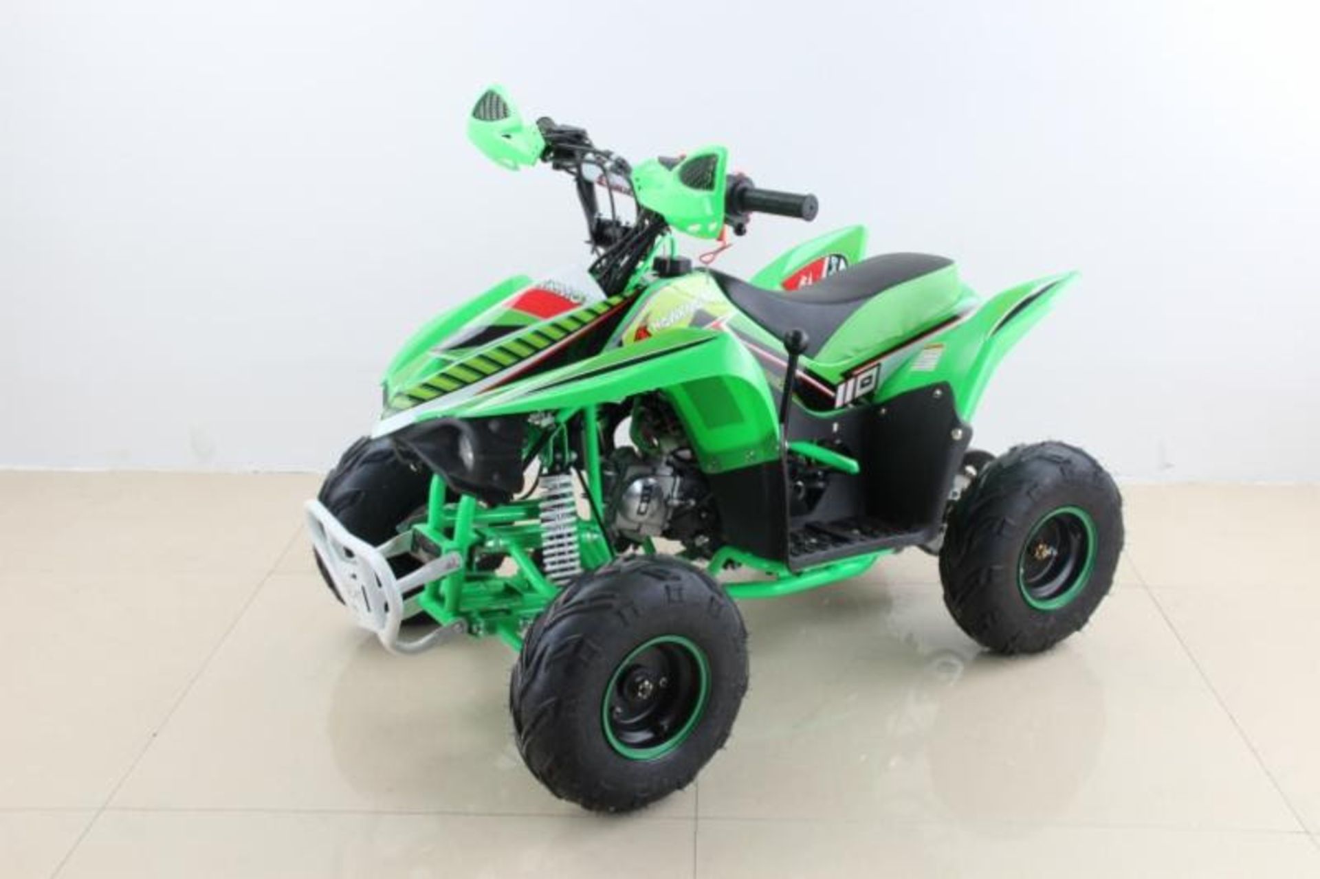 V Brand New 110CC Wasps Off Road Quad Bike 2018 Model - Colour May Vary (Blue - Orange - Green) - Image 3 of 4