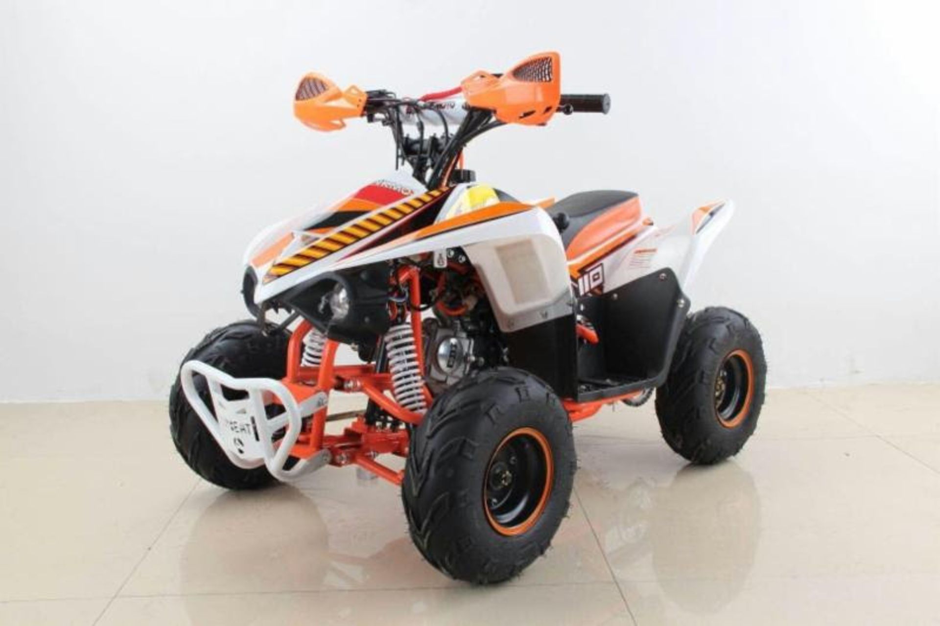 V Brand New 110CC Wasps Off Road Quad Bike 2018 Model - Colour May Vary (Blue - Orange - Green) - Image 2 of 4