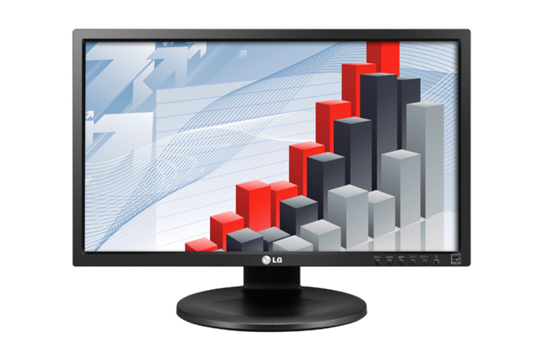 V Grade A LG 24 Inch FULL HD IPS LED MONITOR - D-SUB, DVI-D 24MB35PY