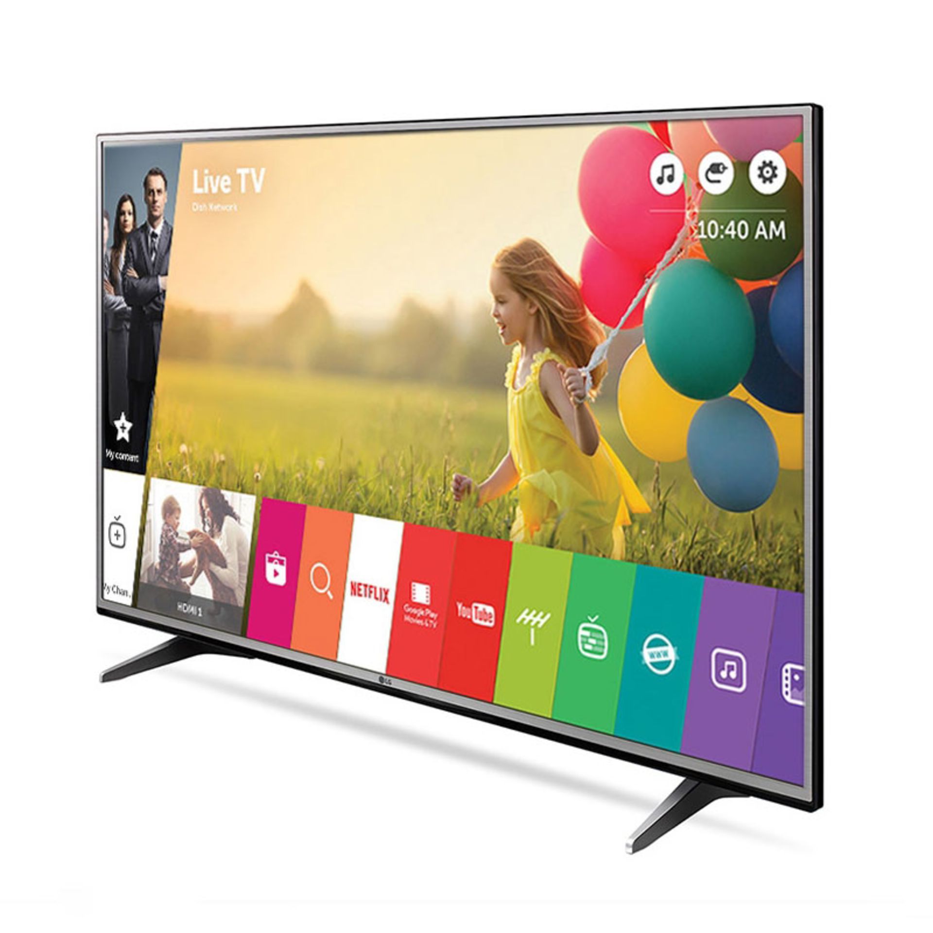 V Grade A LG 49" 49UH603V 4K HDR Ultra HD LED TV - Freeview HD - Smart TV - WebOS - WiFi Built In