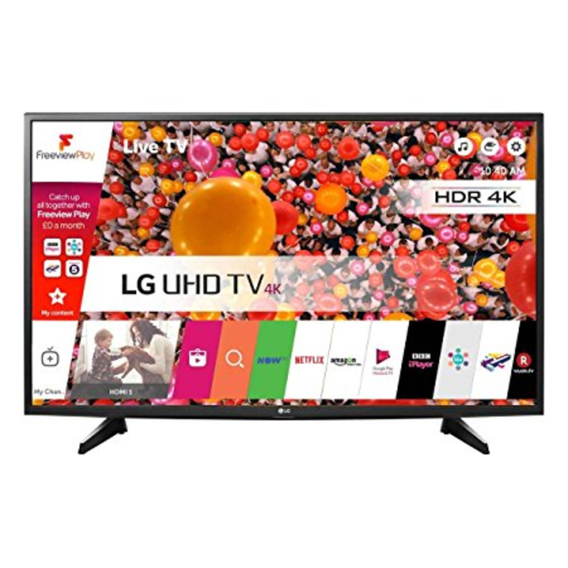 V Grade A LG 49" 49UH610V 4K HDR PRO Ultra HD LED TV - Freeview HD - Smart TV - WebOS - WiFi Built - Image 3 of 3