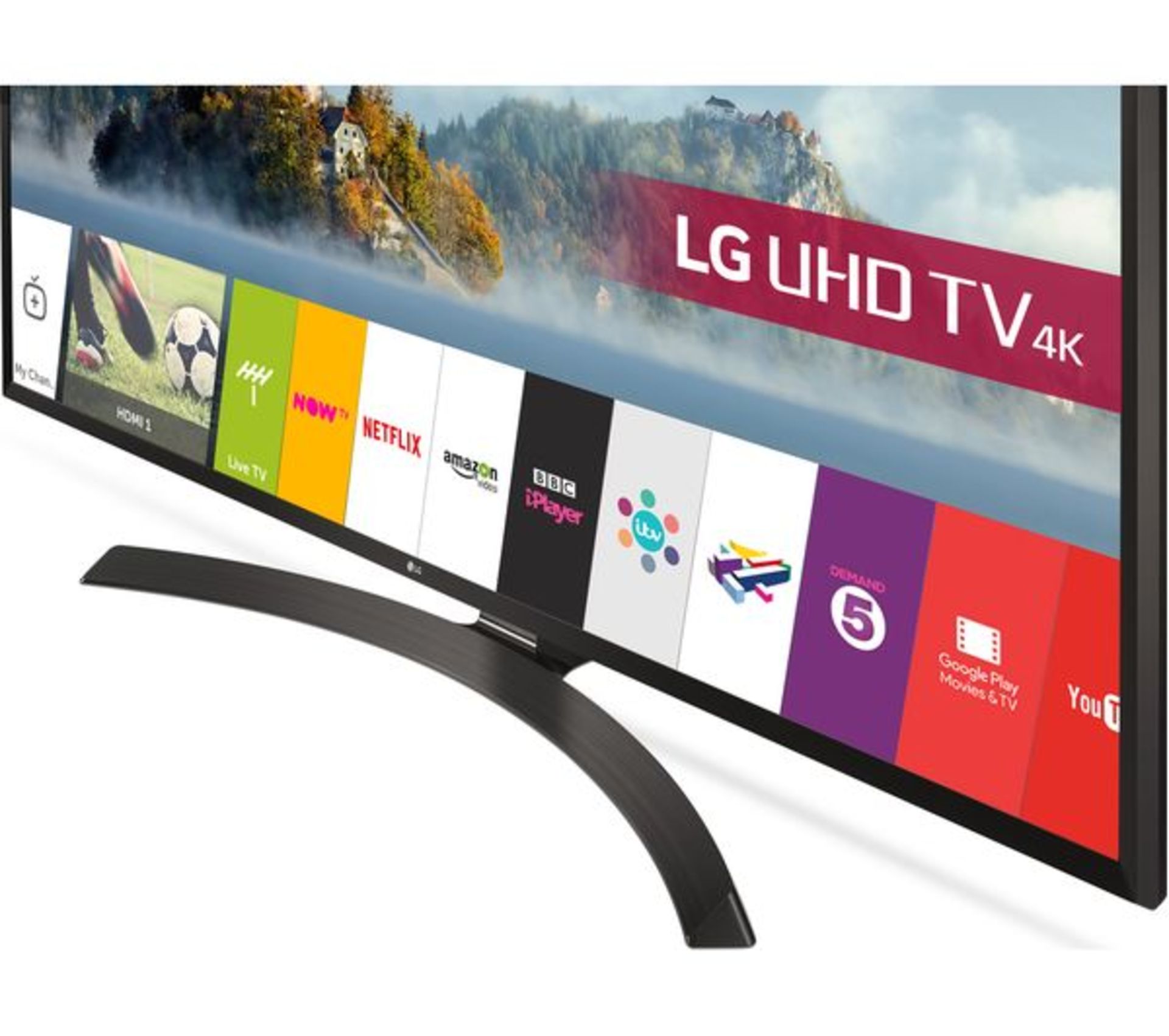 V Grade A LG 43" 4K Ultra HD Smart TV With HDR - Built In WiFi - Bluetooth - WebOS Operating - Image 2 of 4
