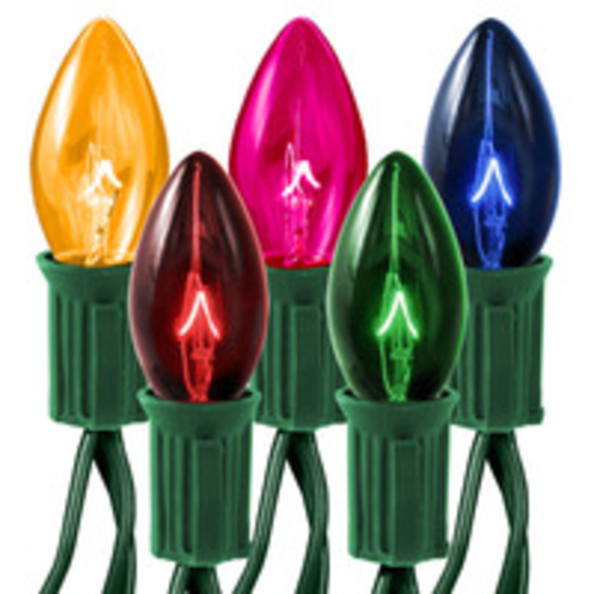 V Grade B Shining Star Forty Multi Colour Bulb Light Chain-Indoor & Outdoor-Complete With