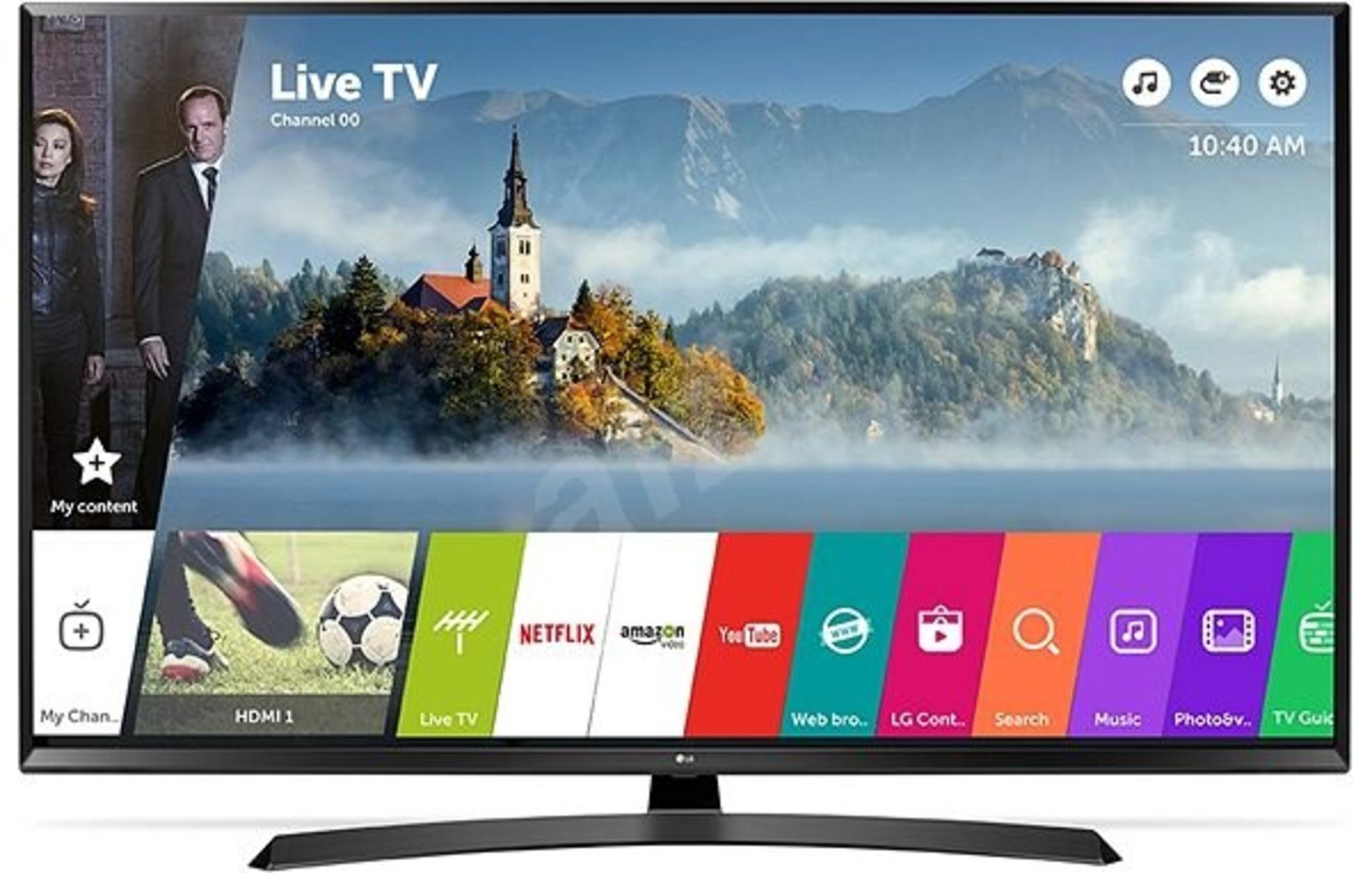 V Grade A LG 43 Inch ACTIVE HDR 4K ULTRA HD LED SMART TV WITH FREEVIEW HD & WEBOS & WIFI 43UJ635V