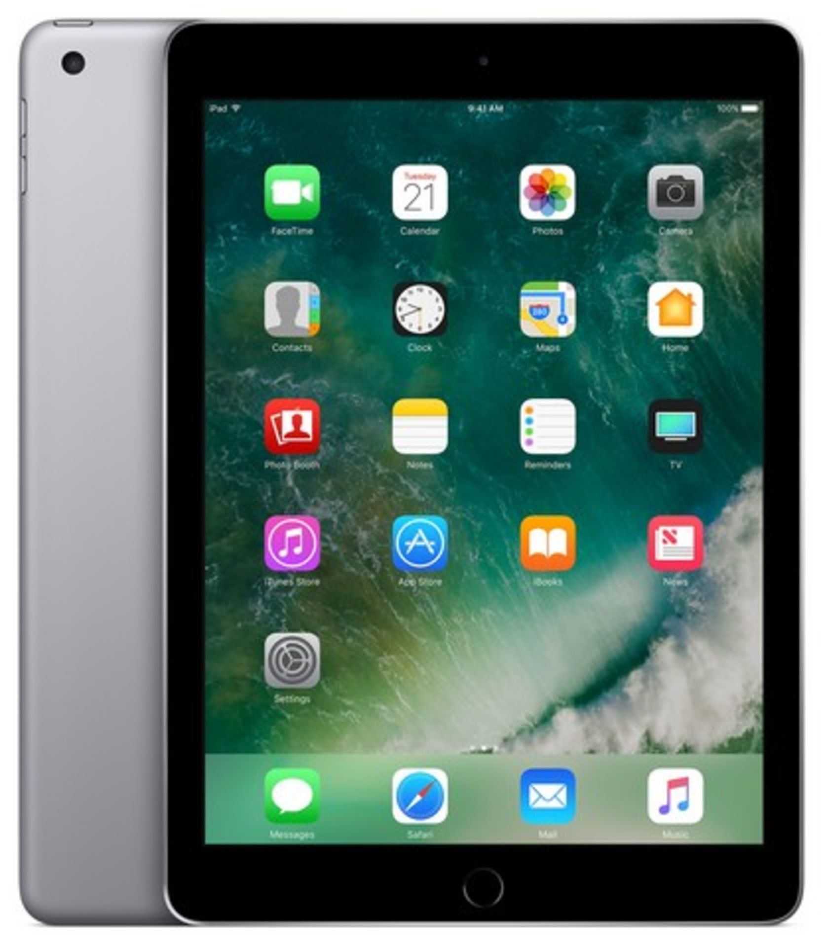 V Grade A Apple iPad Air 16GB Space Grey - Wi-Fi - In Generic Box With Apple Accessories - Image 2 of 2