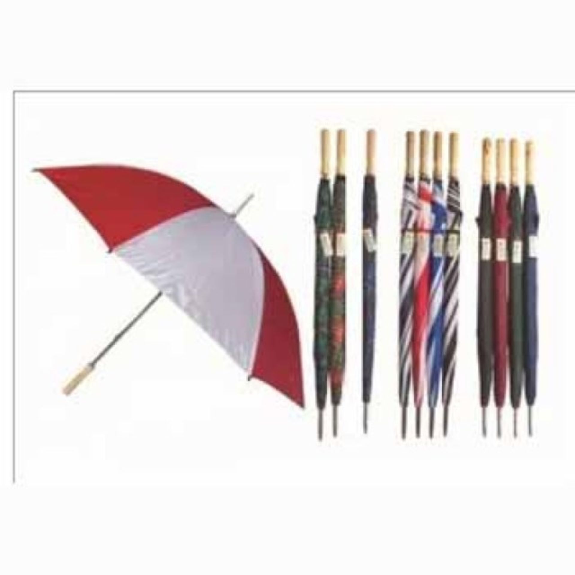 V Brand New Large Umbrella Various Colours and Patterns