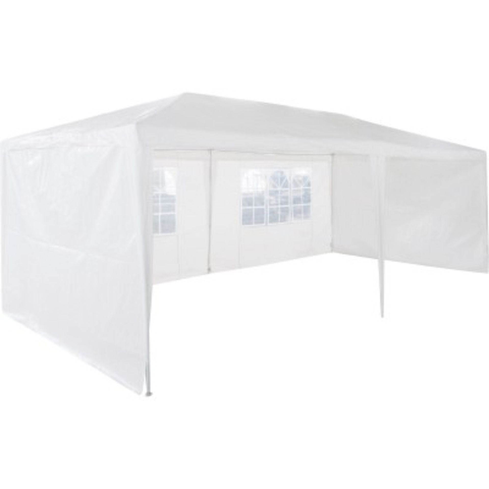 V Brand New 6x3m Deluxe Gazebo - 2 Weather Supported Beams For Added Support - Waterproof PE - Image 3 of 3