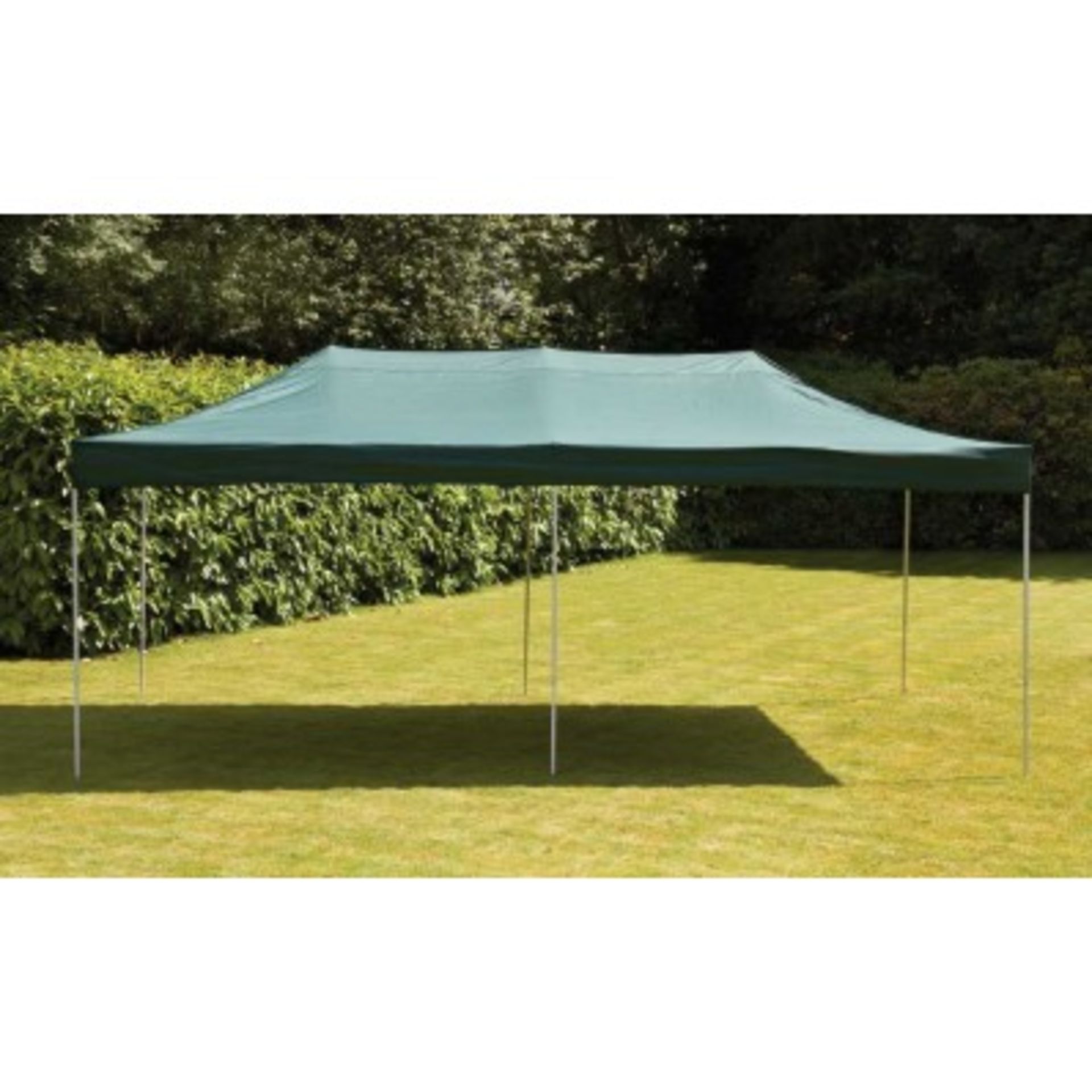 V Brand New Green 3 x 6 metre Pop Up Steel Waterproof Gazebo