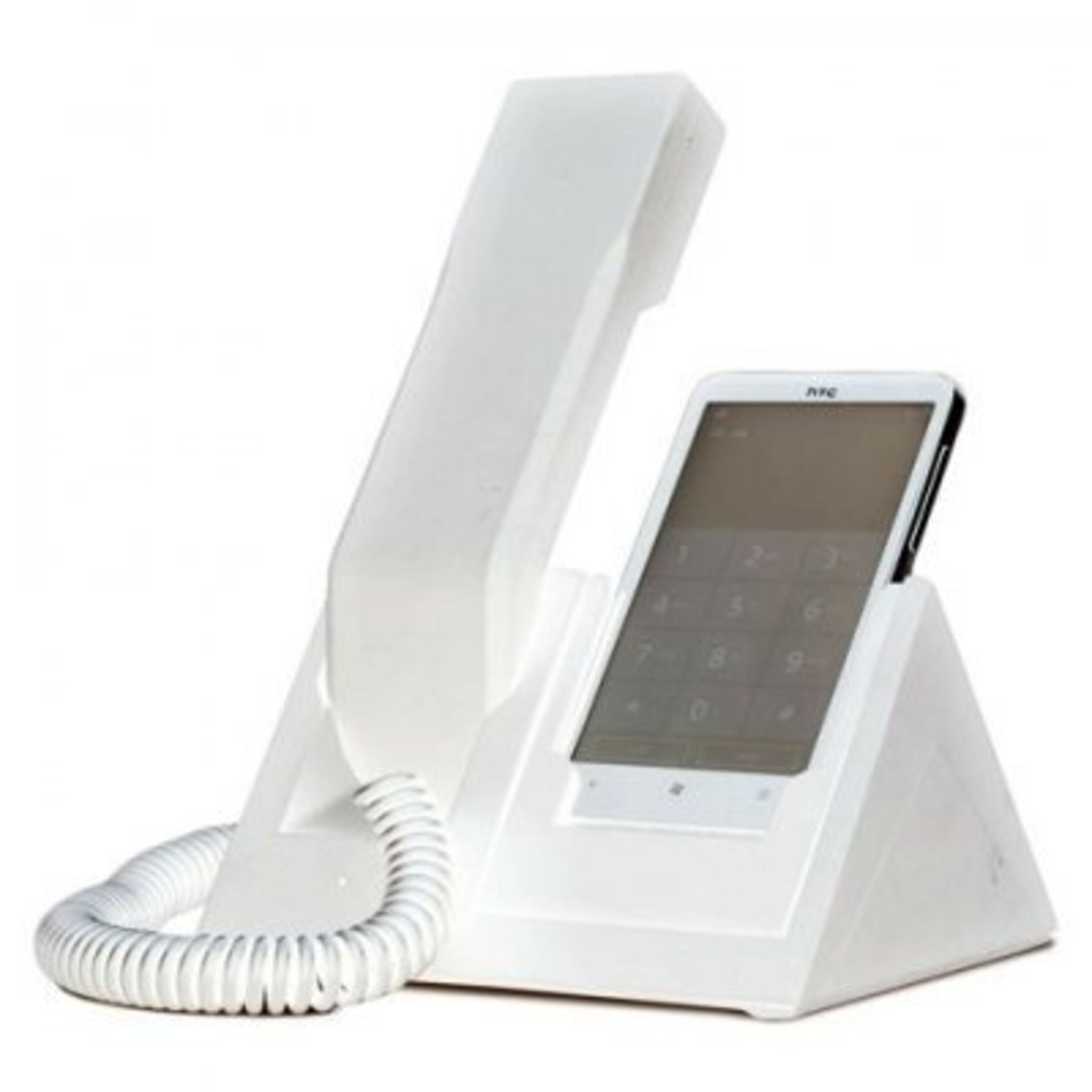 V Brand New White Retro Idock Phone & Speaker