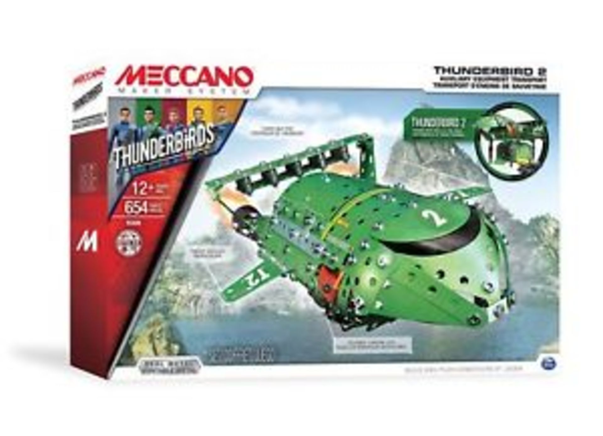 V Brand New Meccano Maker System Thunderbird 2 - Includes Pod 2 & The Mole - 627 Parts - eBay - Image 2 of 2