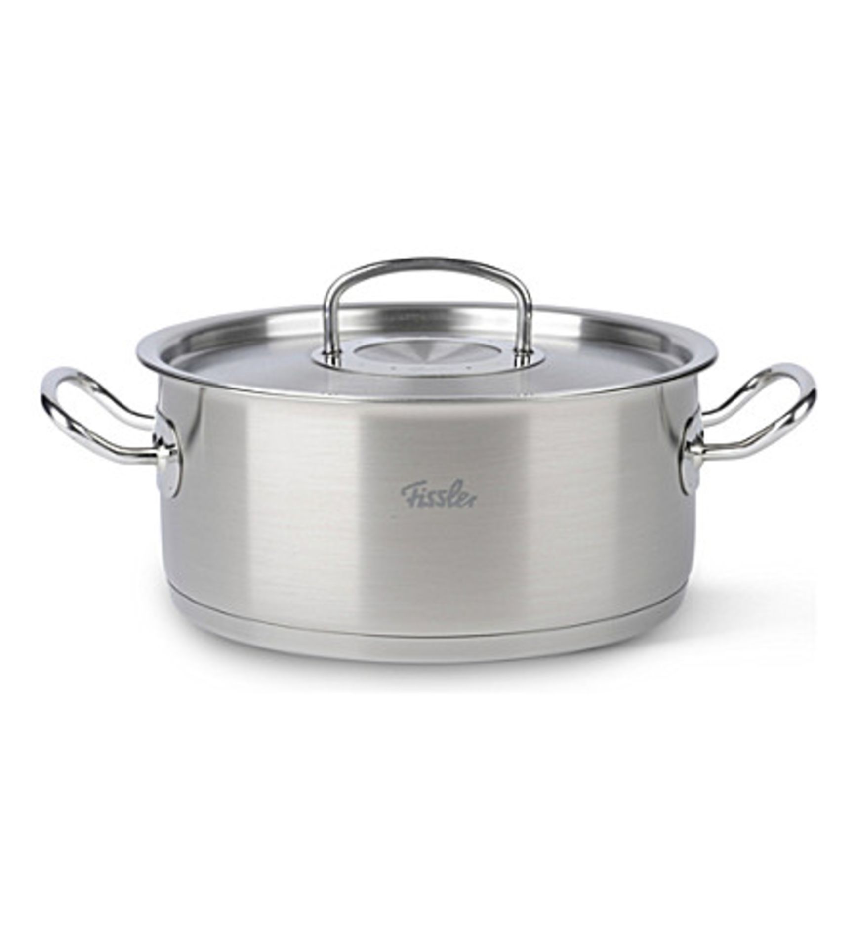 V Brand New Fissler 24cm 6.8 Litre Stainless Steel Stock Pot - Suitable for Electric - Induction -