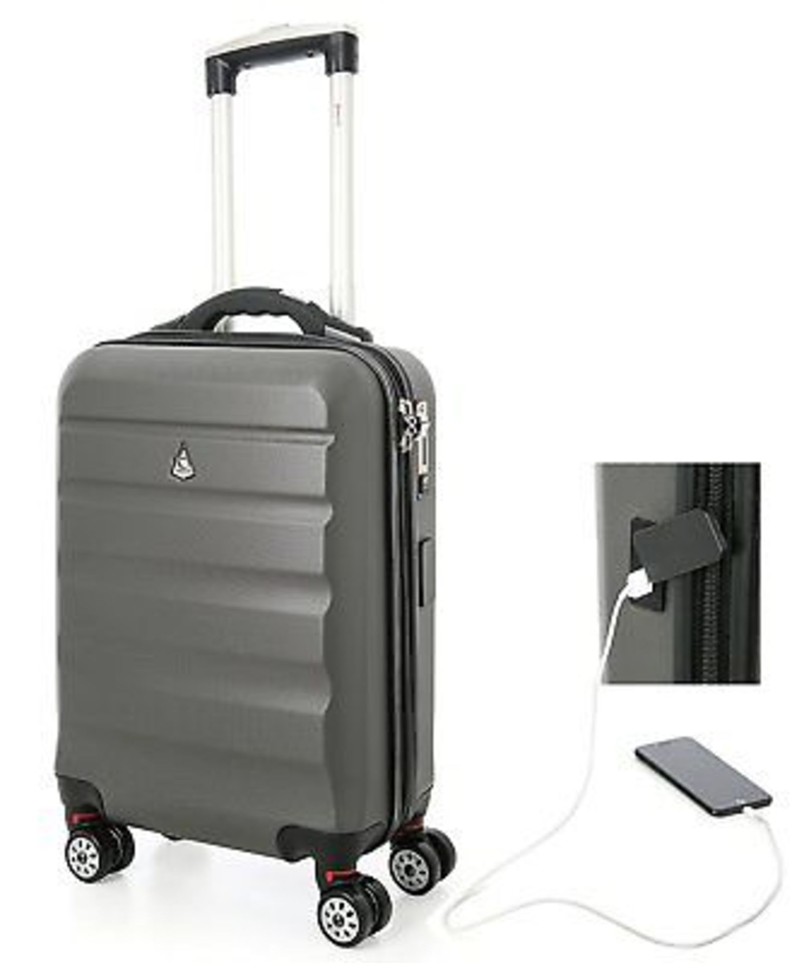 V Brand New Smart 21 Inch Suitcase/Cabin Case With Charging Facilities - Ebay Price £49.99 - 33L - Image 3 of 5