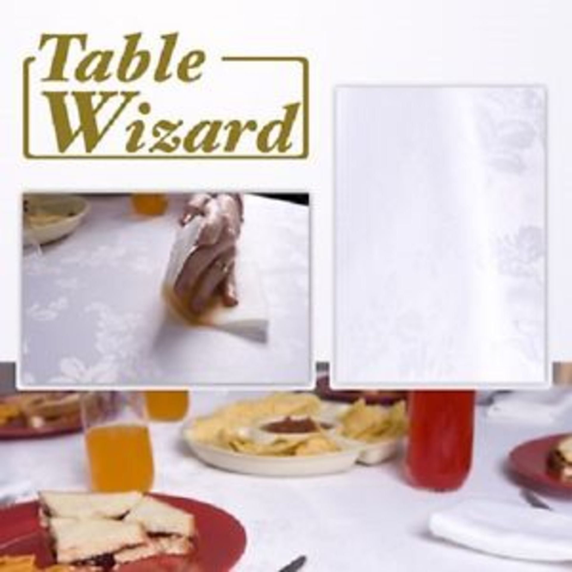 V Brand New Luxury Stain Resistant Linen Table Cloth 160 x 210cm White - ISP £34.99 (Islshop-UK)