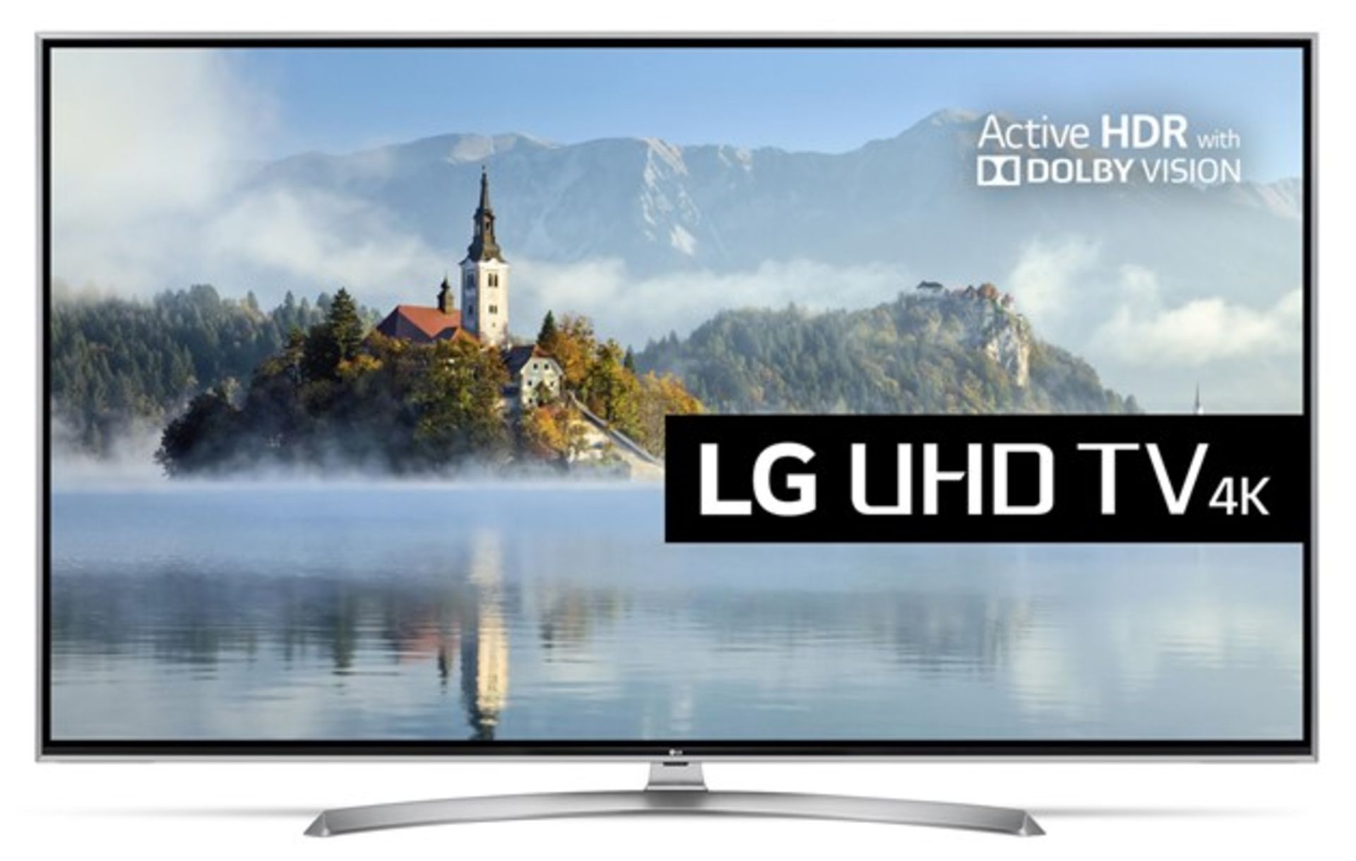 V Grade A LG 55 Inch ACTIVE HDR 4K ULTRA HD LED SMART TV WITH FREEVIEW HD & WEBOS 3.0 & WIFI