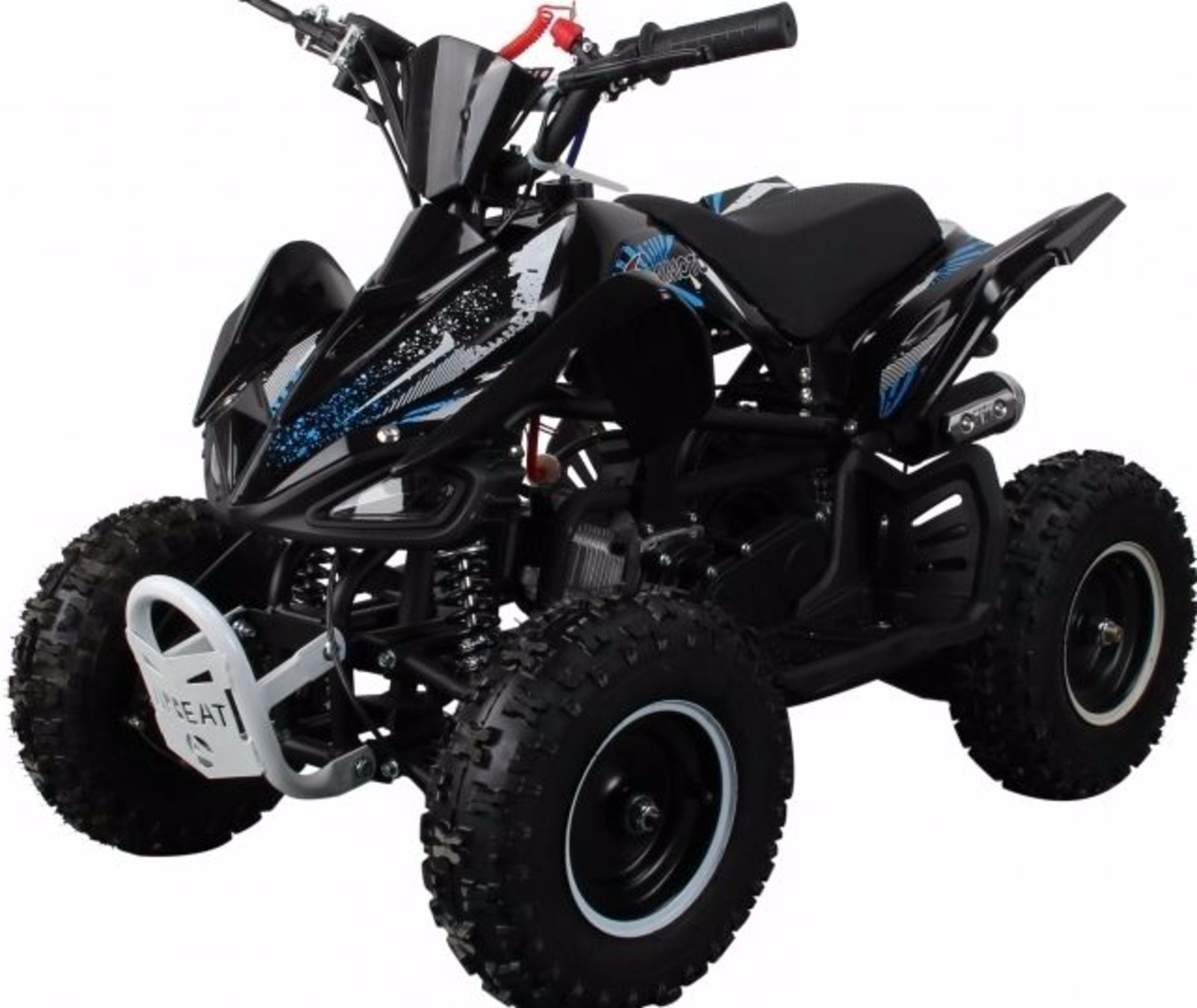 V Brand New 50cc Street Ninja Mini Off Road Petrol Quad Bike 2018 Model - Blue